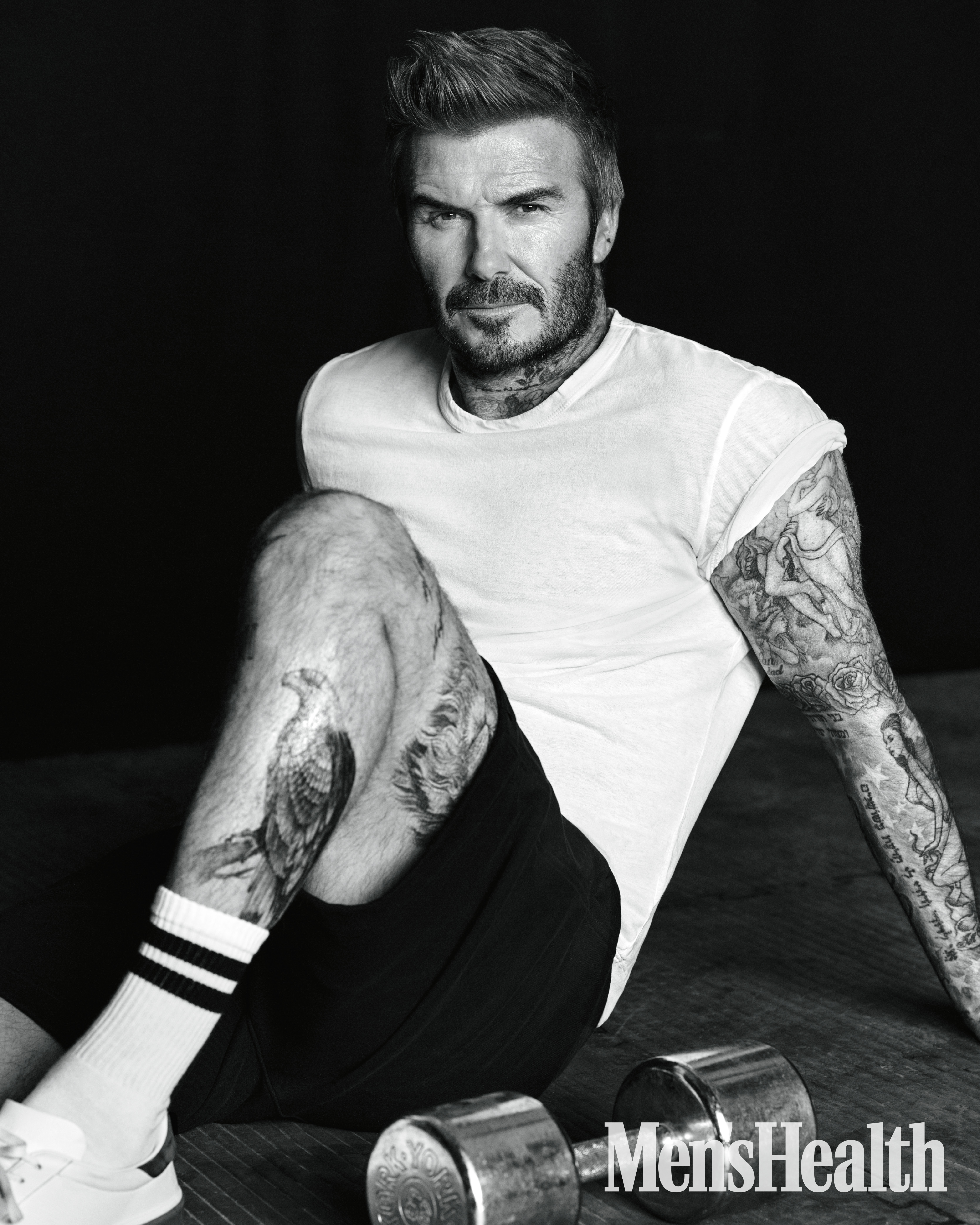 Beckham married Spice Girls star Victoria Beckham. (Scott Trindle / Men’s Health’ )