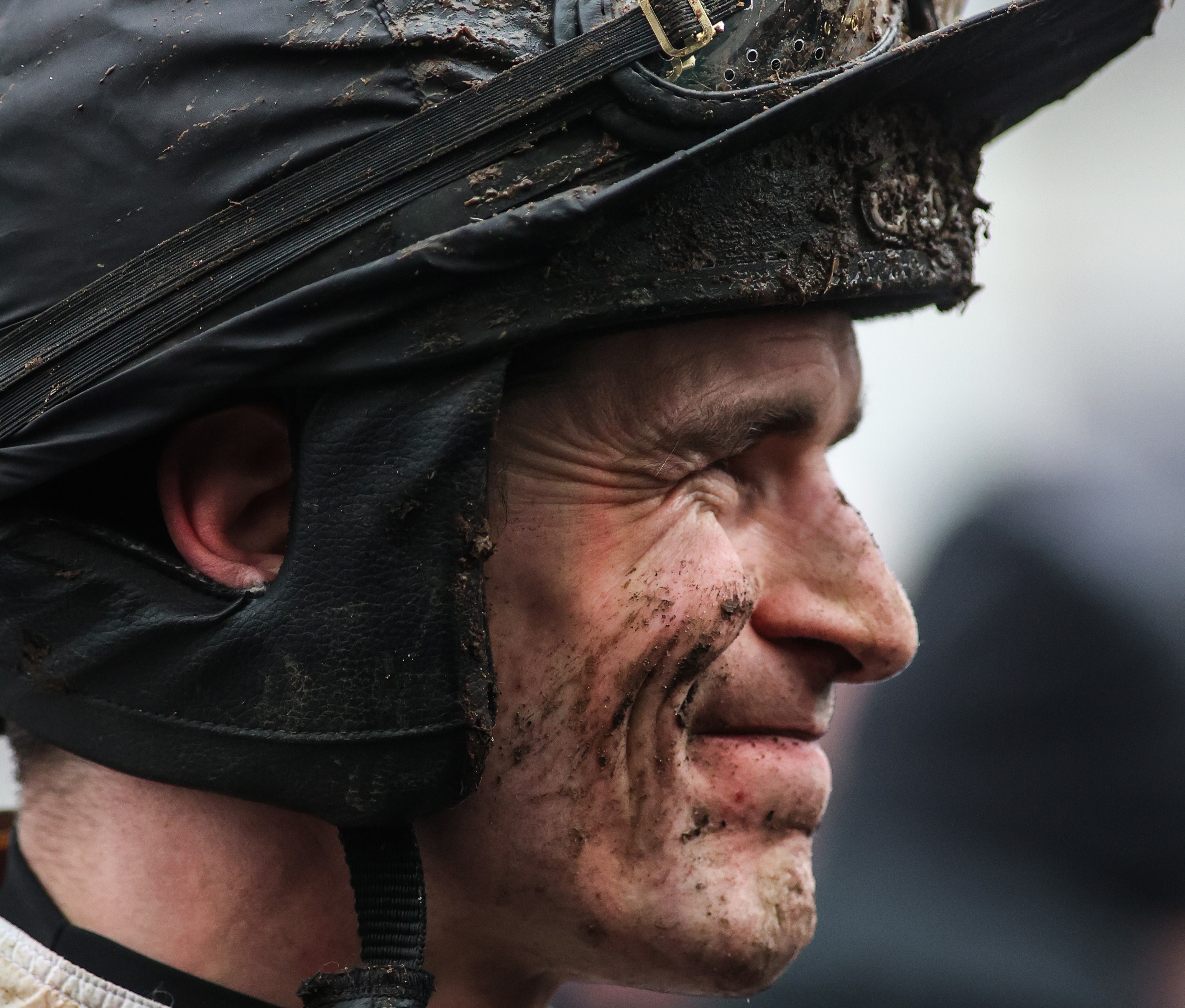 Danny Mullins was all smiles after winning on Vischio at Leopardstown