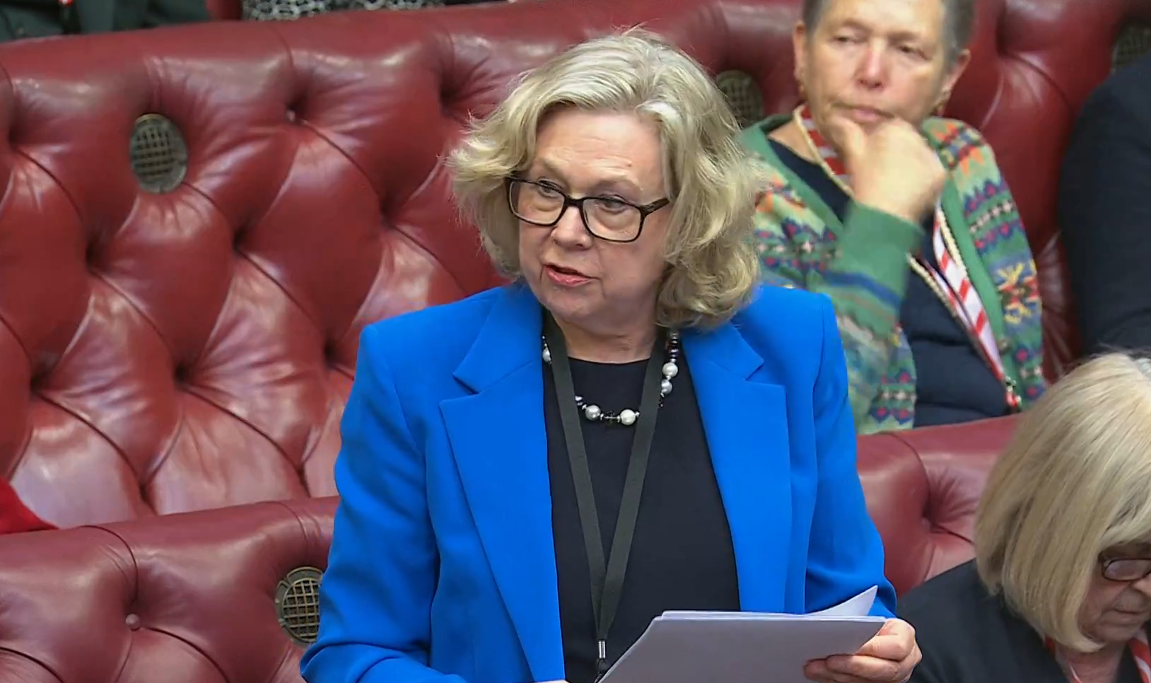 Baroness Northover addresses the House of Lords