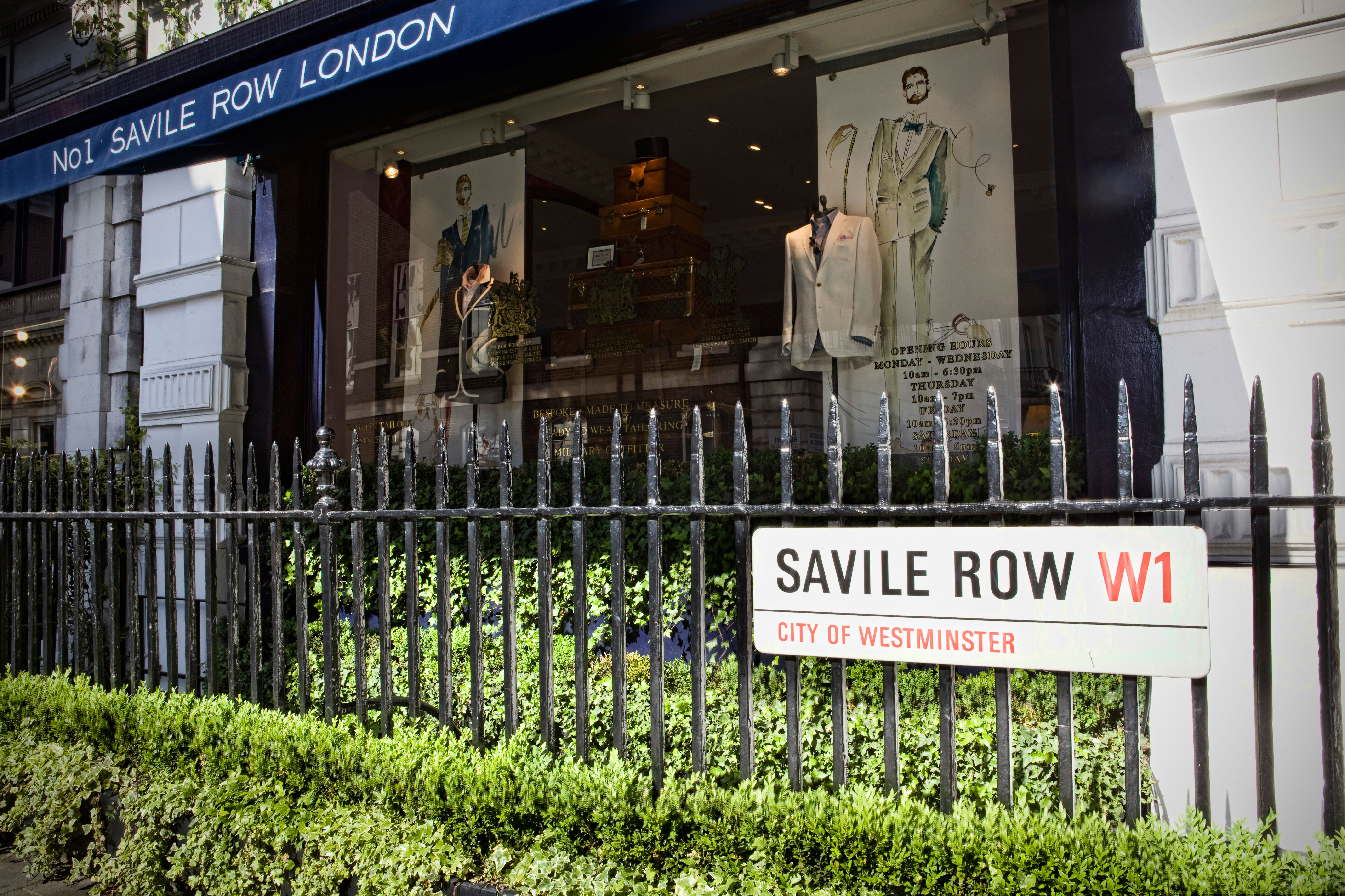 Savile Row in London