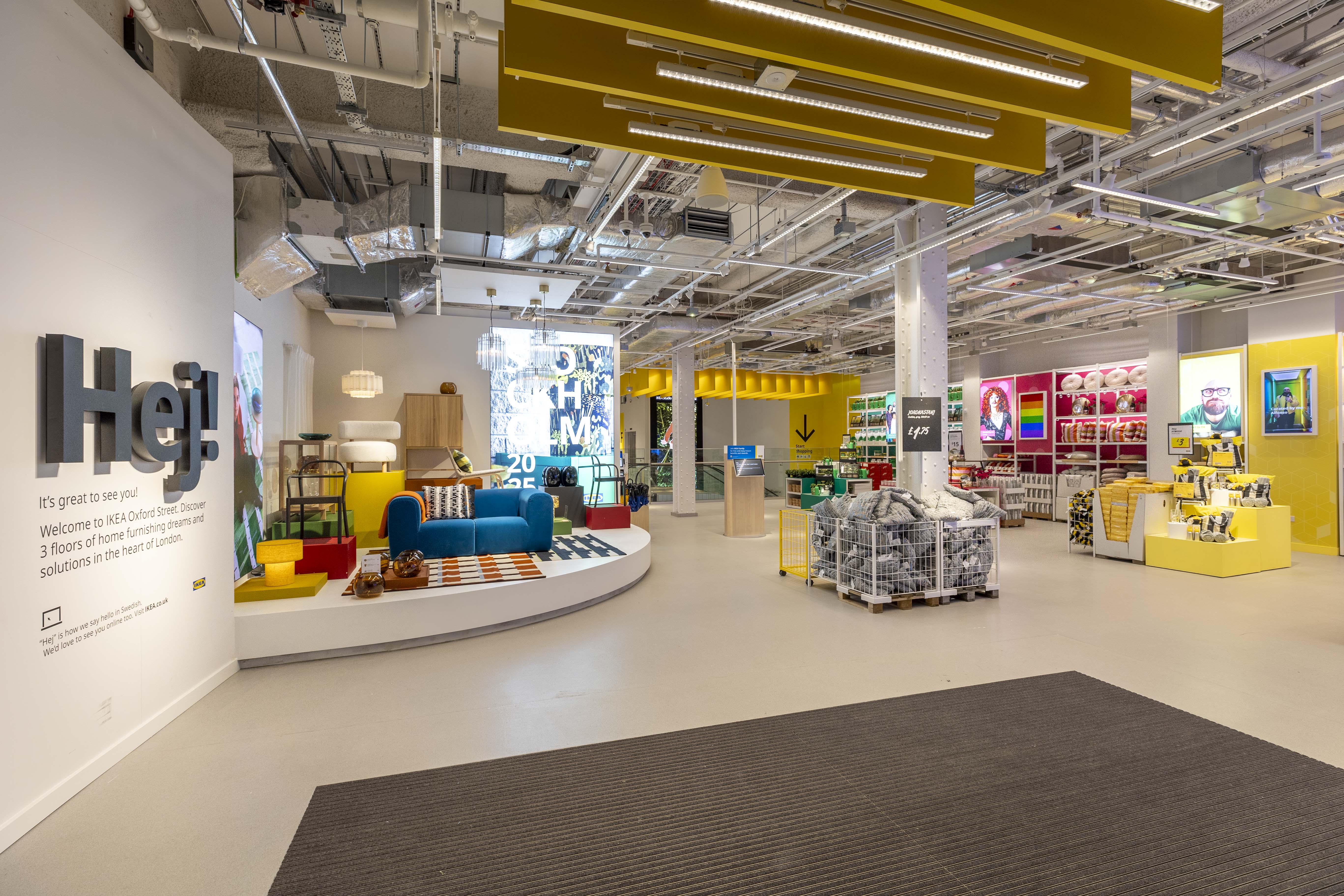 The entrance to Ikea's Oxford Street store