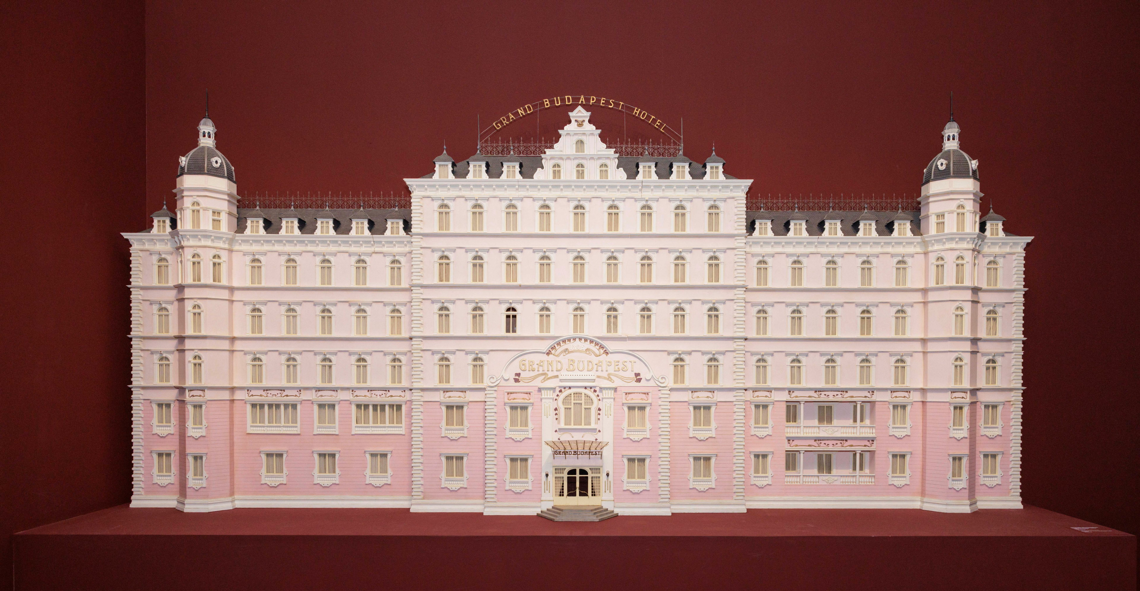 A model of The Grand Budapest Hotel