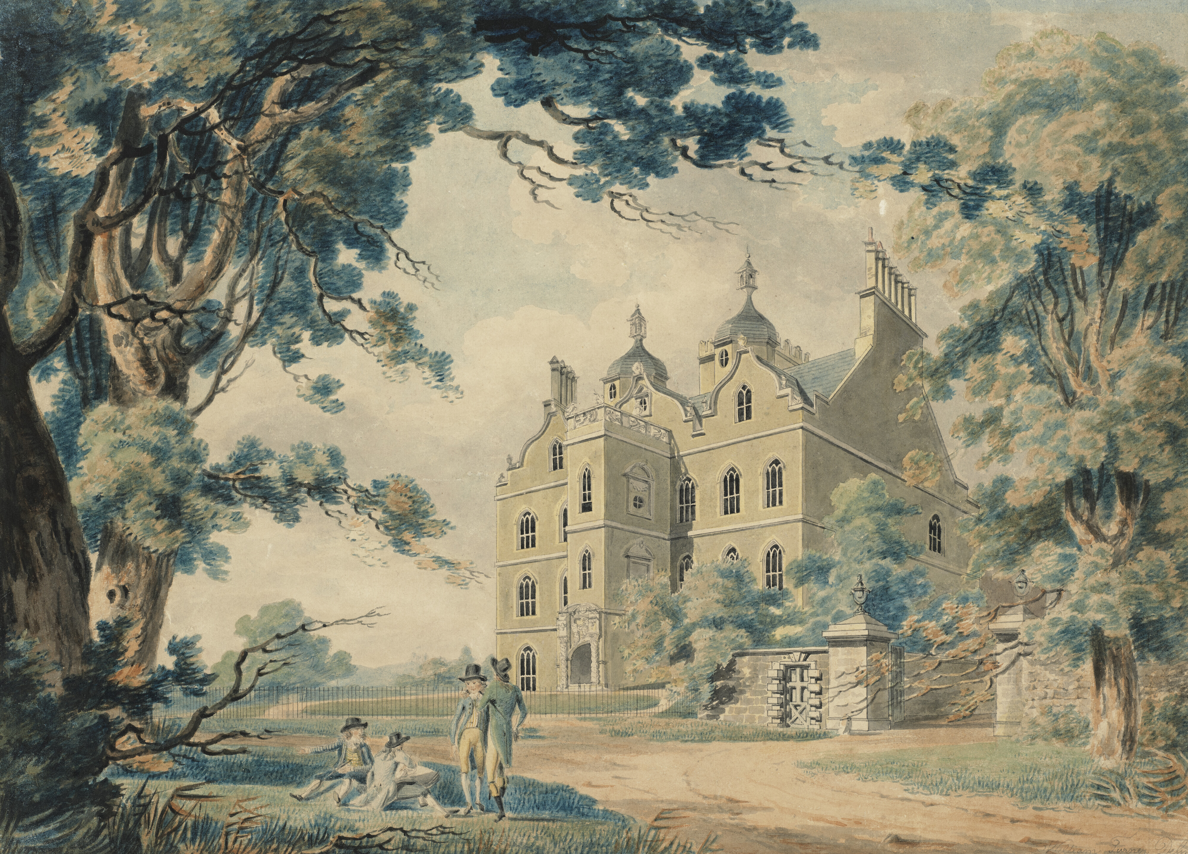 JMW Turner's painting View Of Stoke House