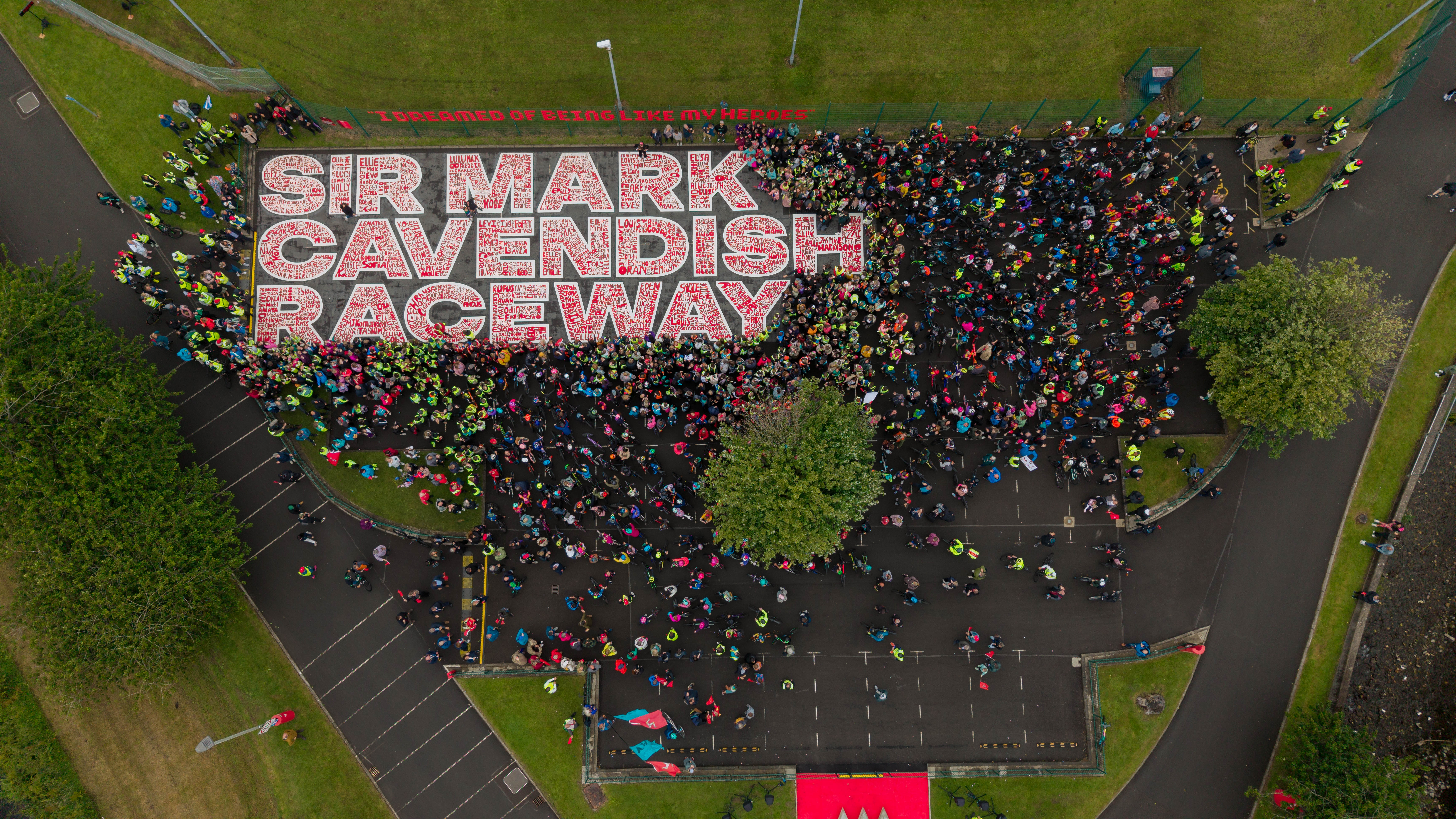 The cycling track at the Isle of Man's National Sports Centre has been named in Sir Mark Cavendish's honour