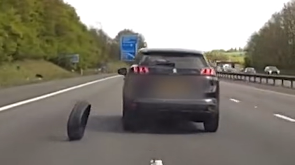 David Sherratt's car moments before his arrest 