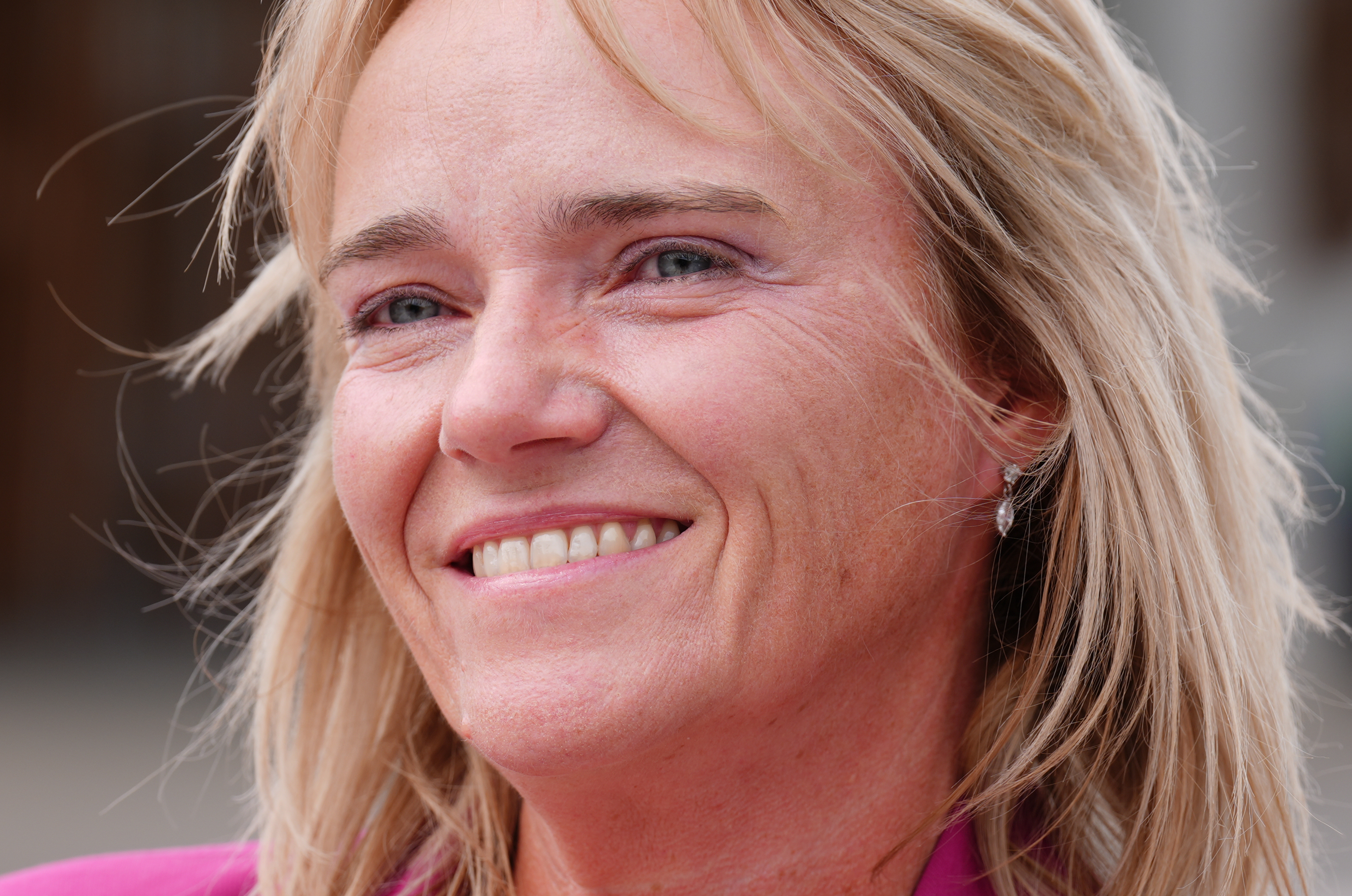Headshot of Sandie Peggie smiling