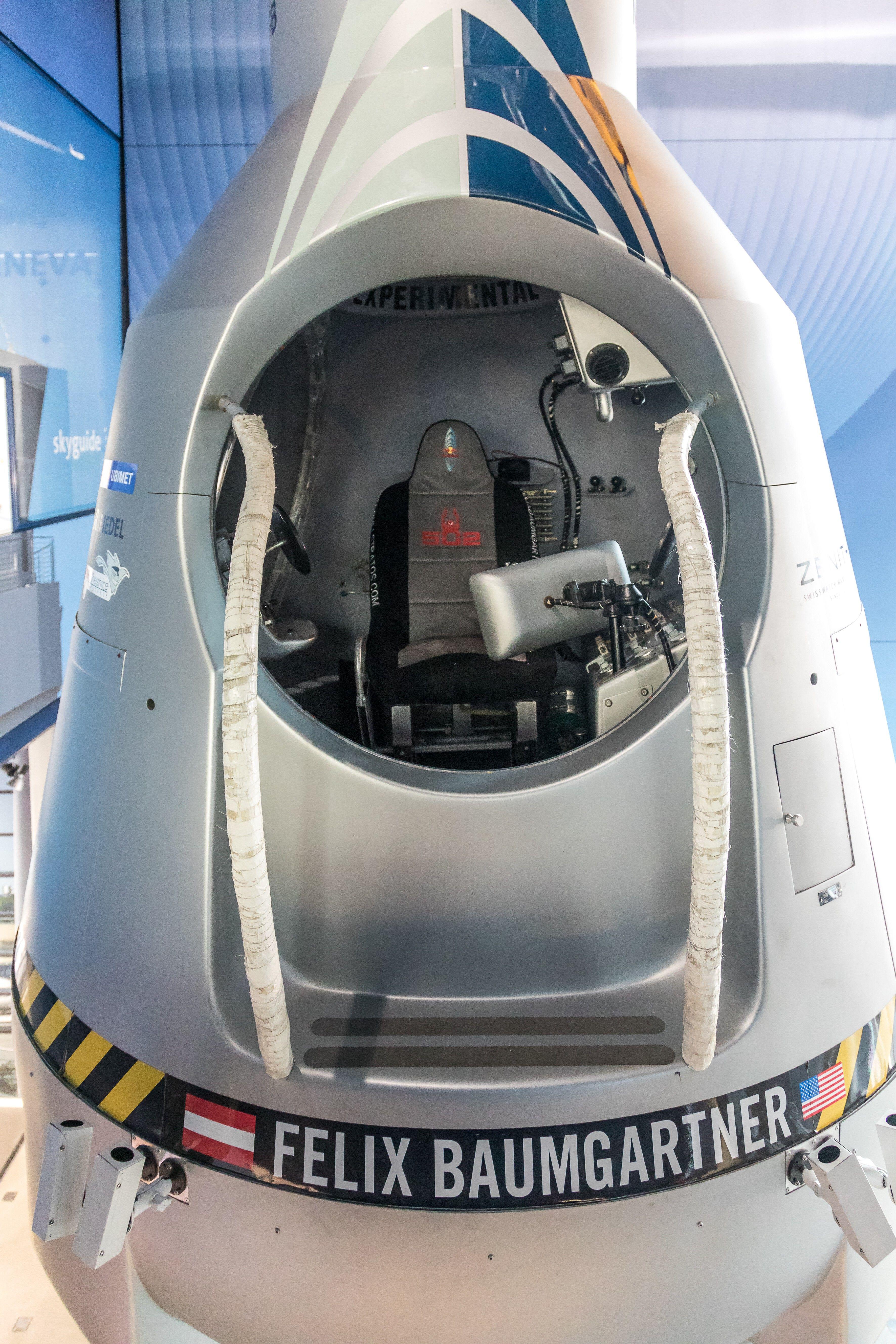 The capsule used by Felix Baumgartner 