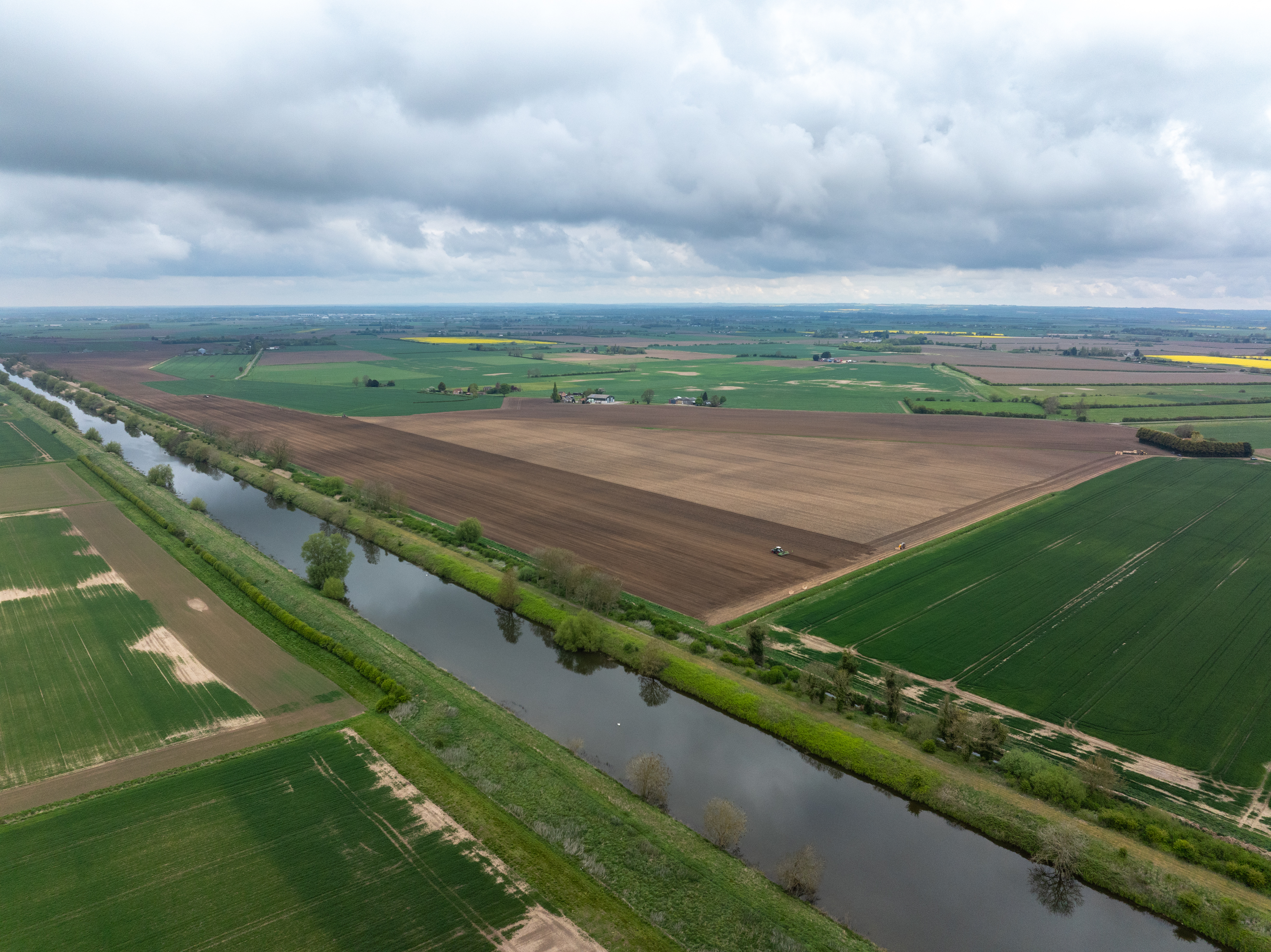 A view of Langrick Farm, Lincolnshire