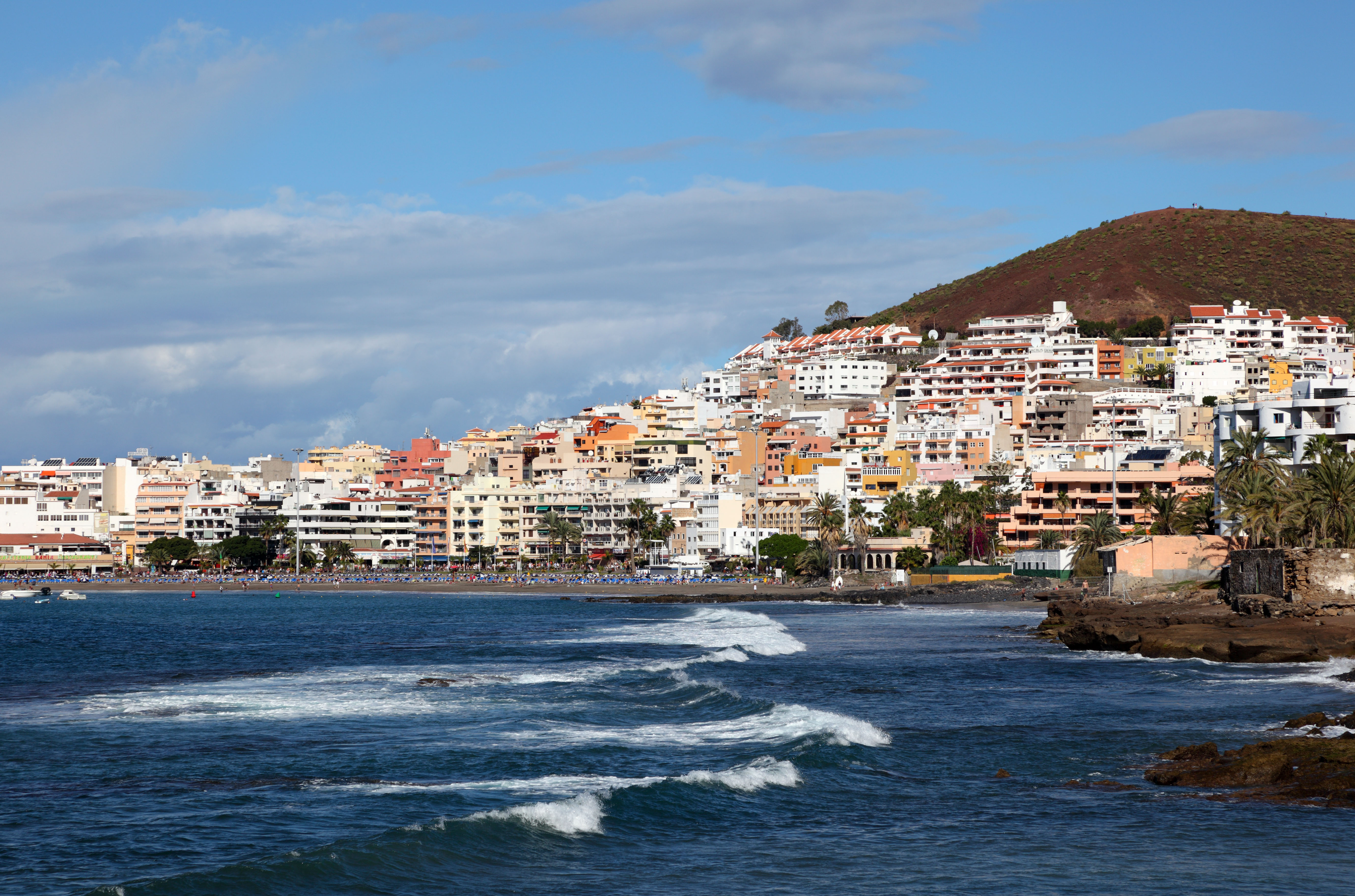 El Duque beach at Costa Adeje in Tenerife