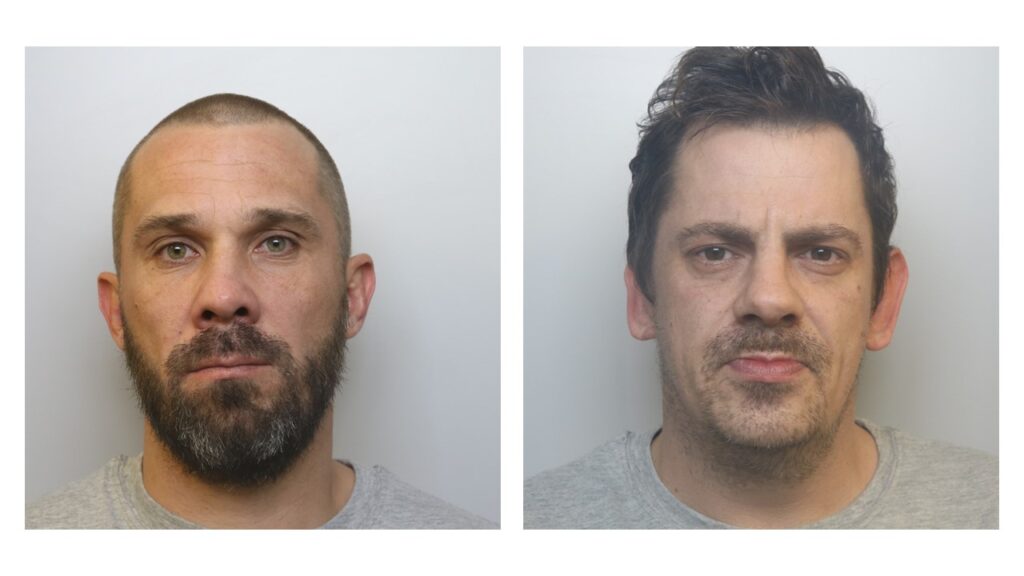 David Garland, left and Mark Roberts, right