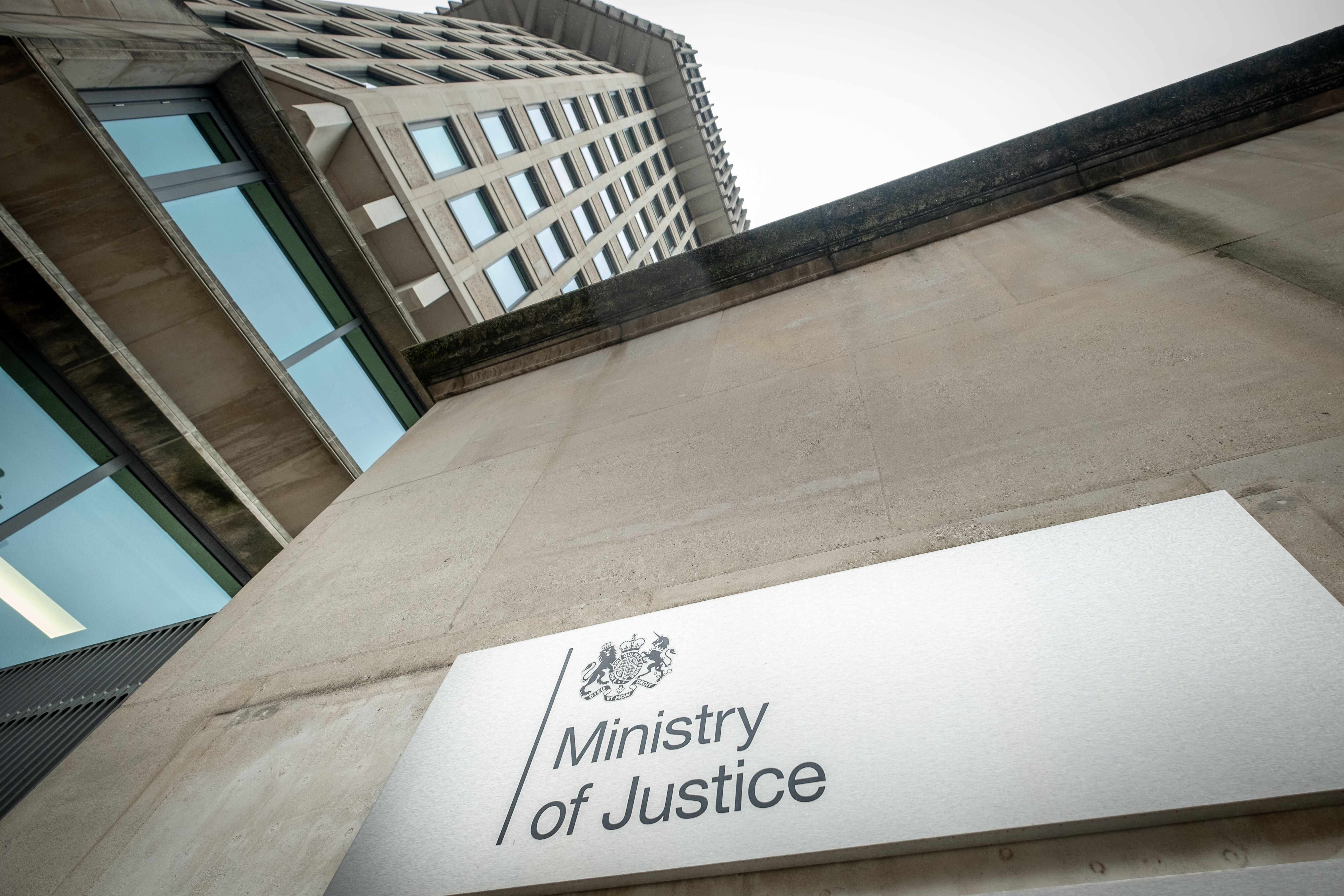 Ministry of Justice signage