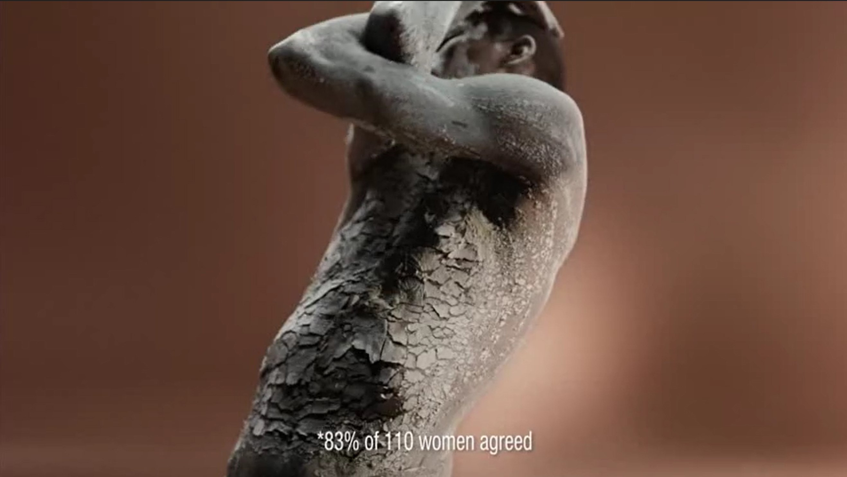 An image from a banned Sanex ad