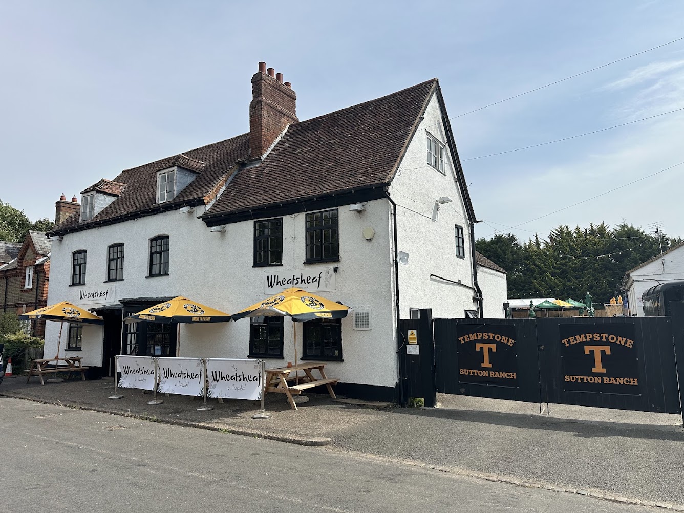 The Wheatsheaf pub in Tempsford