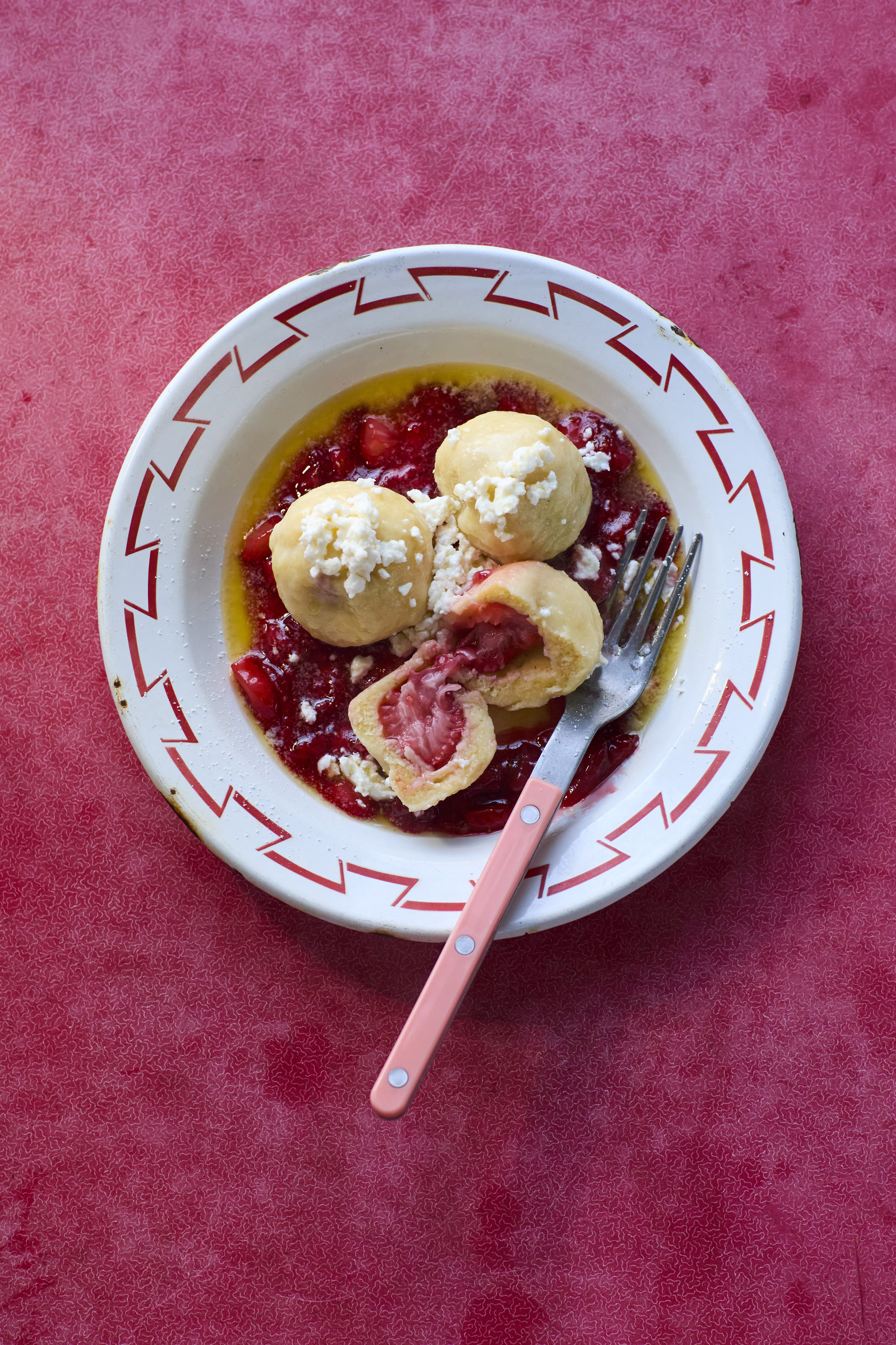 Evie Harbury's strawberry dumplings recipe