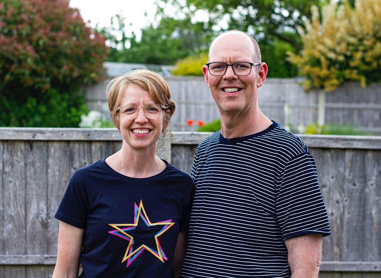 Bryony Marriott (left) and Chris Marriott (right)