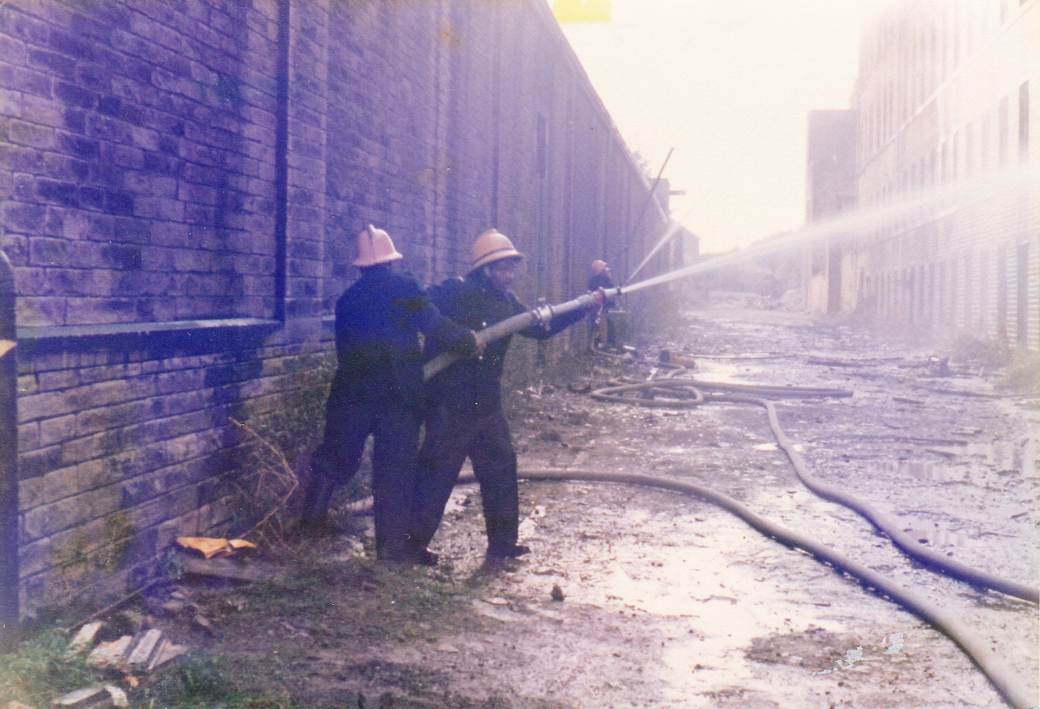 Mr Kalay during his career as a firefighter (Melanie Kalay/PA)