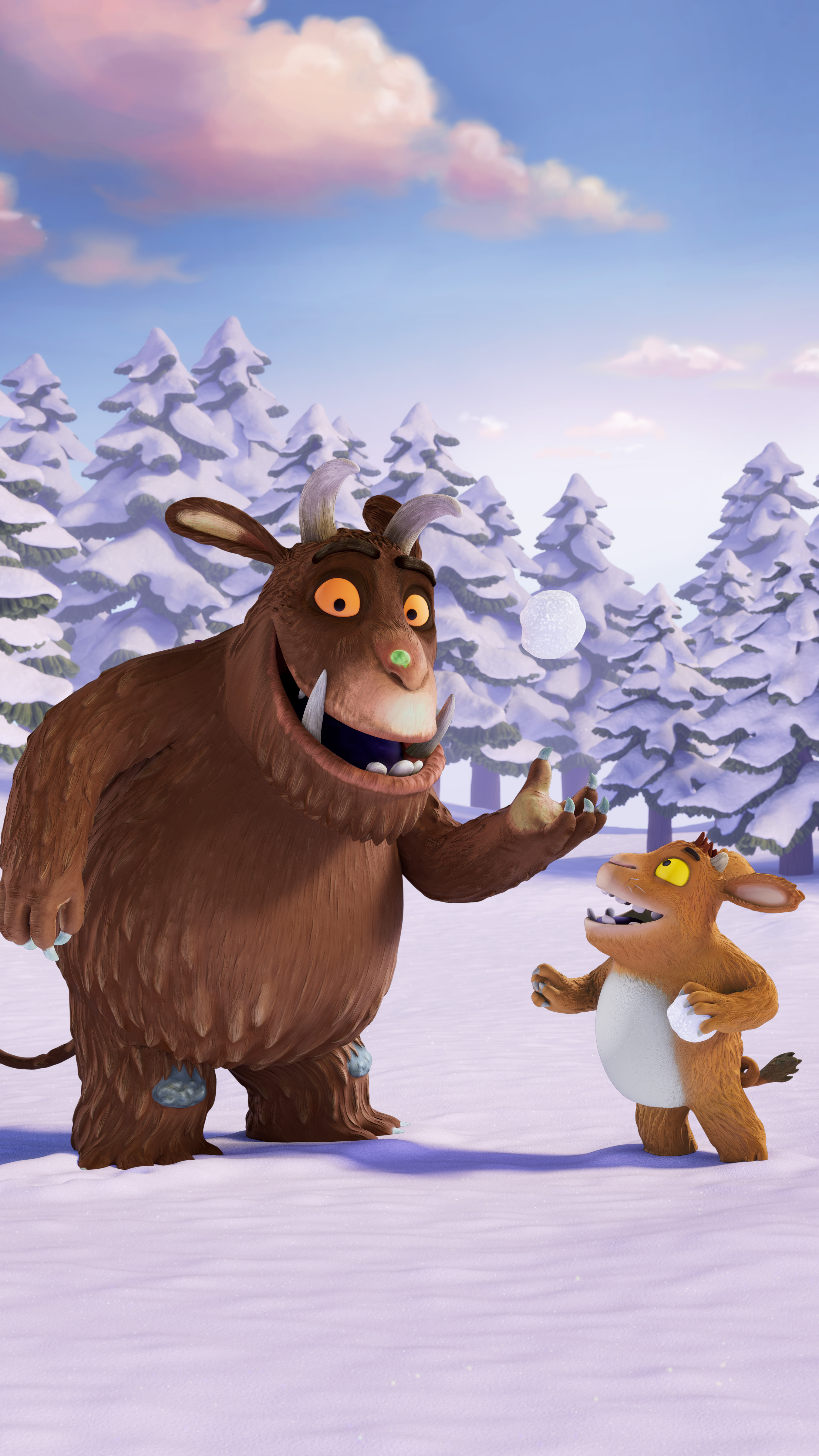 The Gruffalo and The Gruffalo's Child Christmas Ident (BBC/Magic Light Pictures/PA)