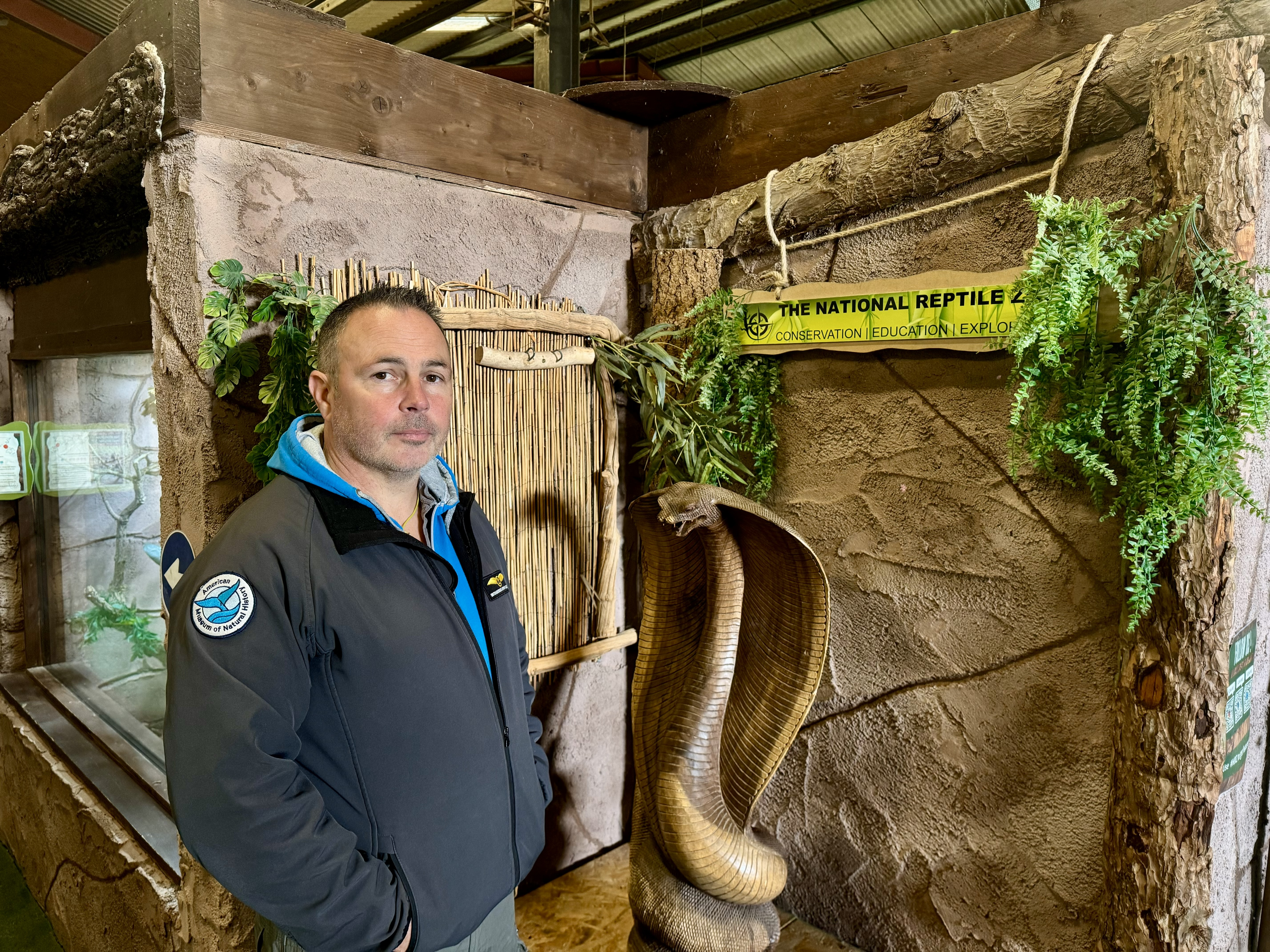 James Hennessy owner of The National Reptile Zoo in Kilkenny