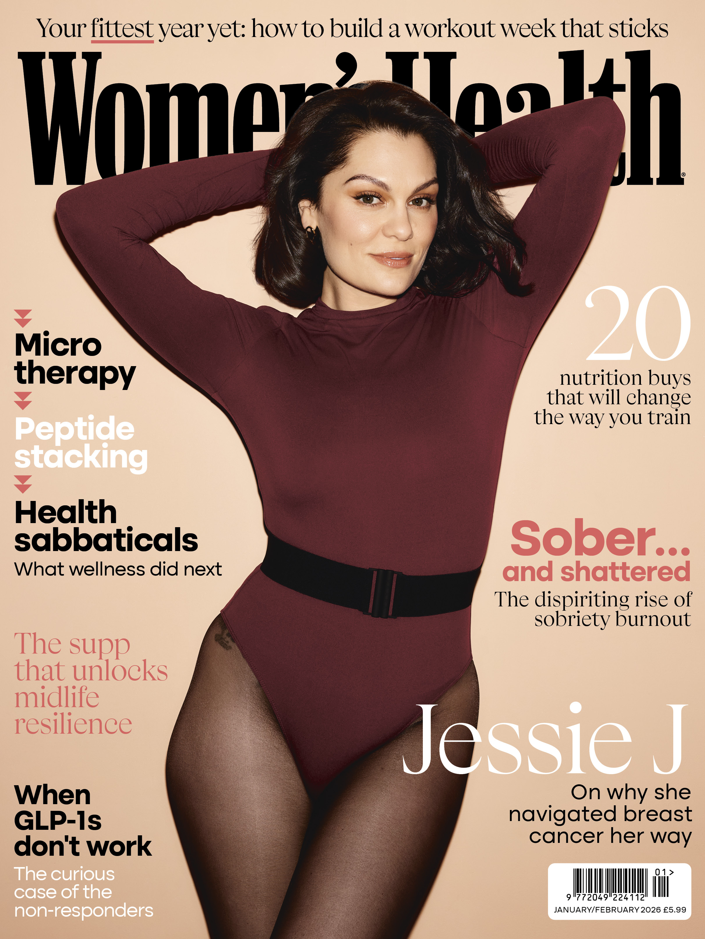Jessie J on the cover of Women's Health