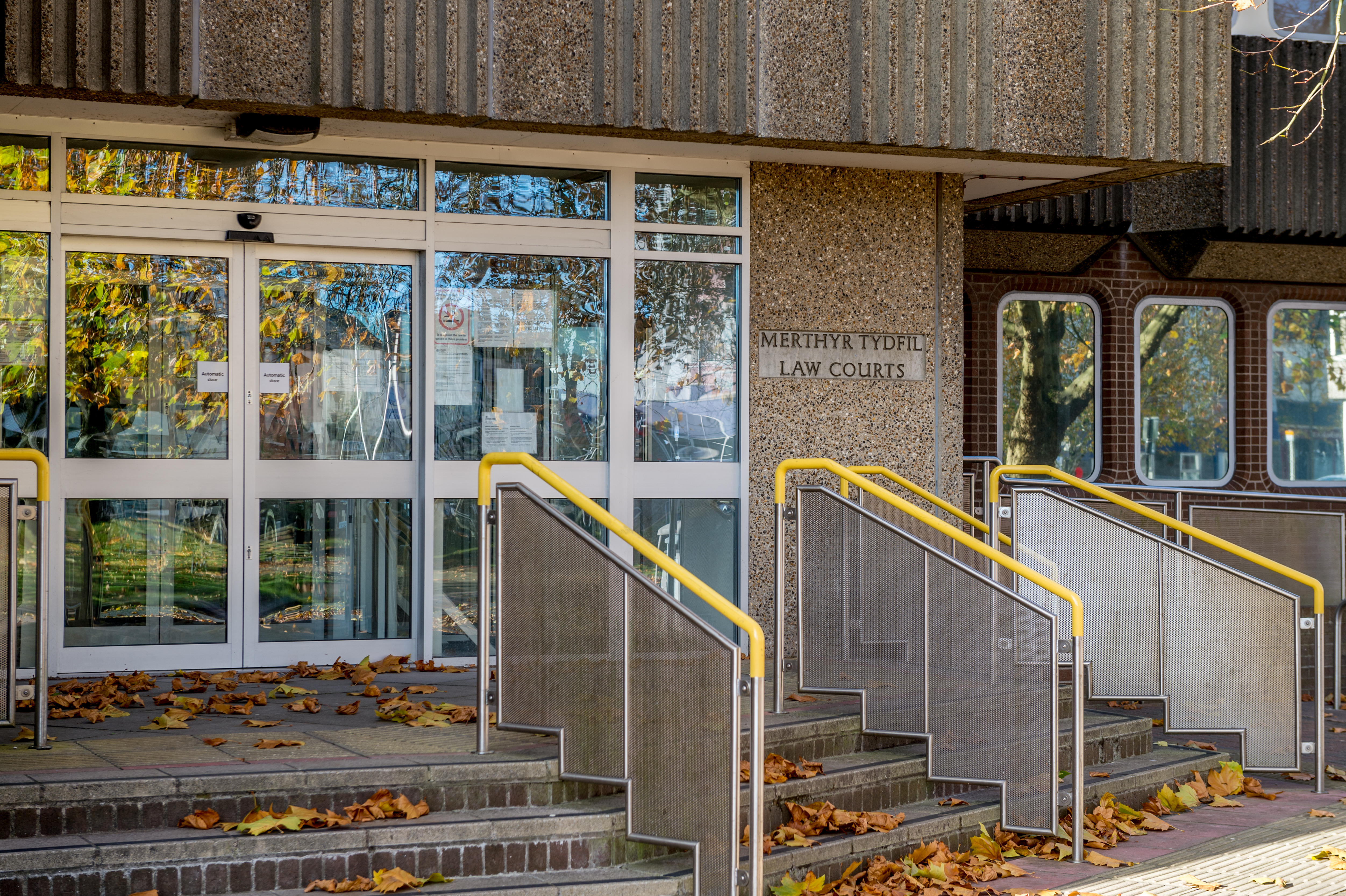 The outside of Merthyr Tydfil Magistrates' Court