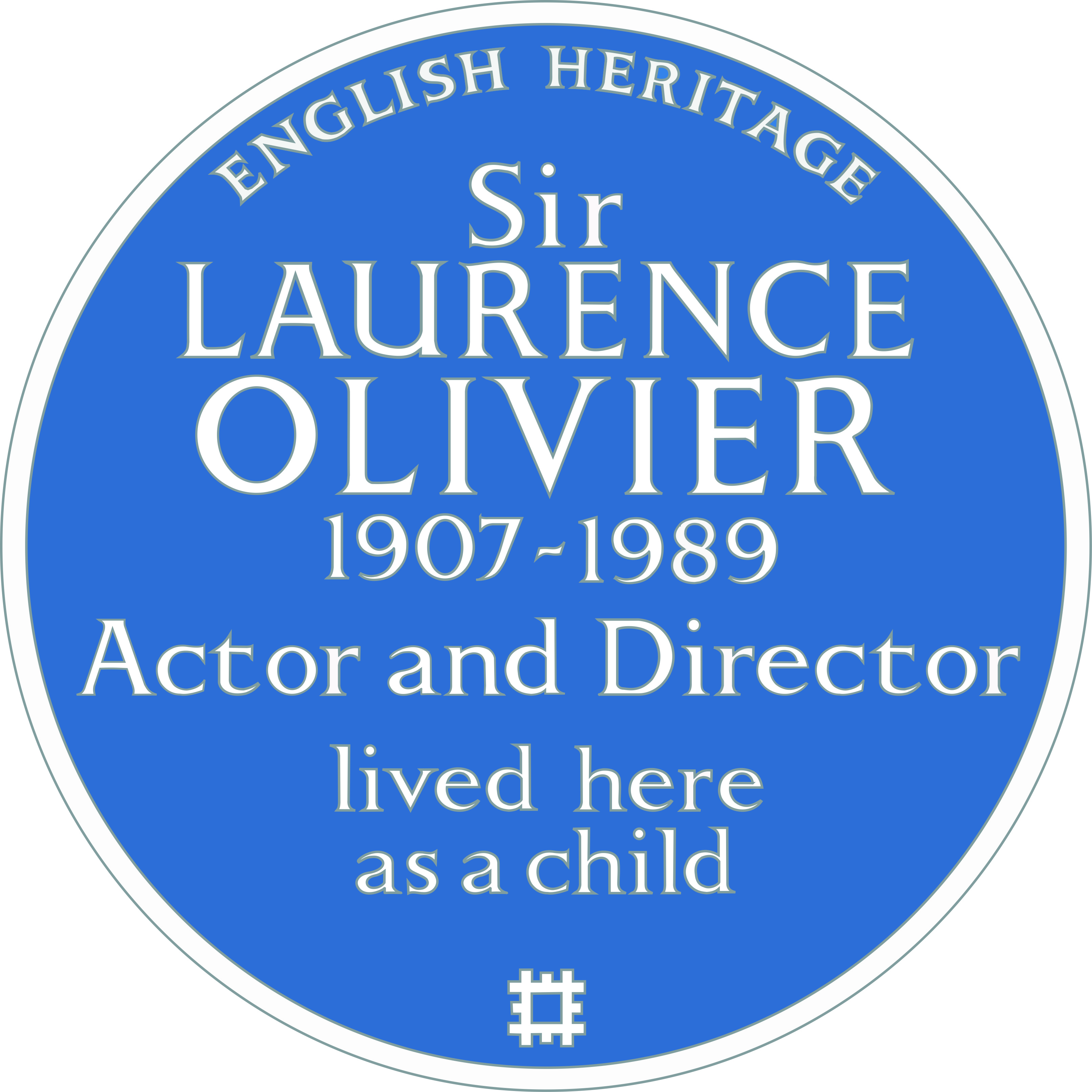 Sir Laurence Olivier's Blue Plaque