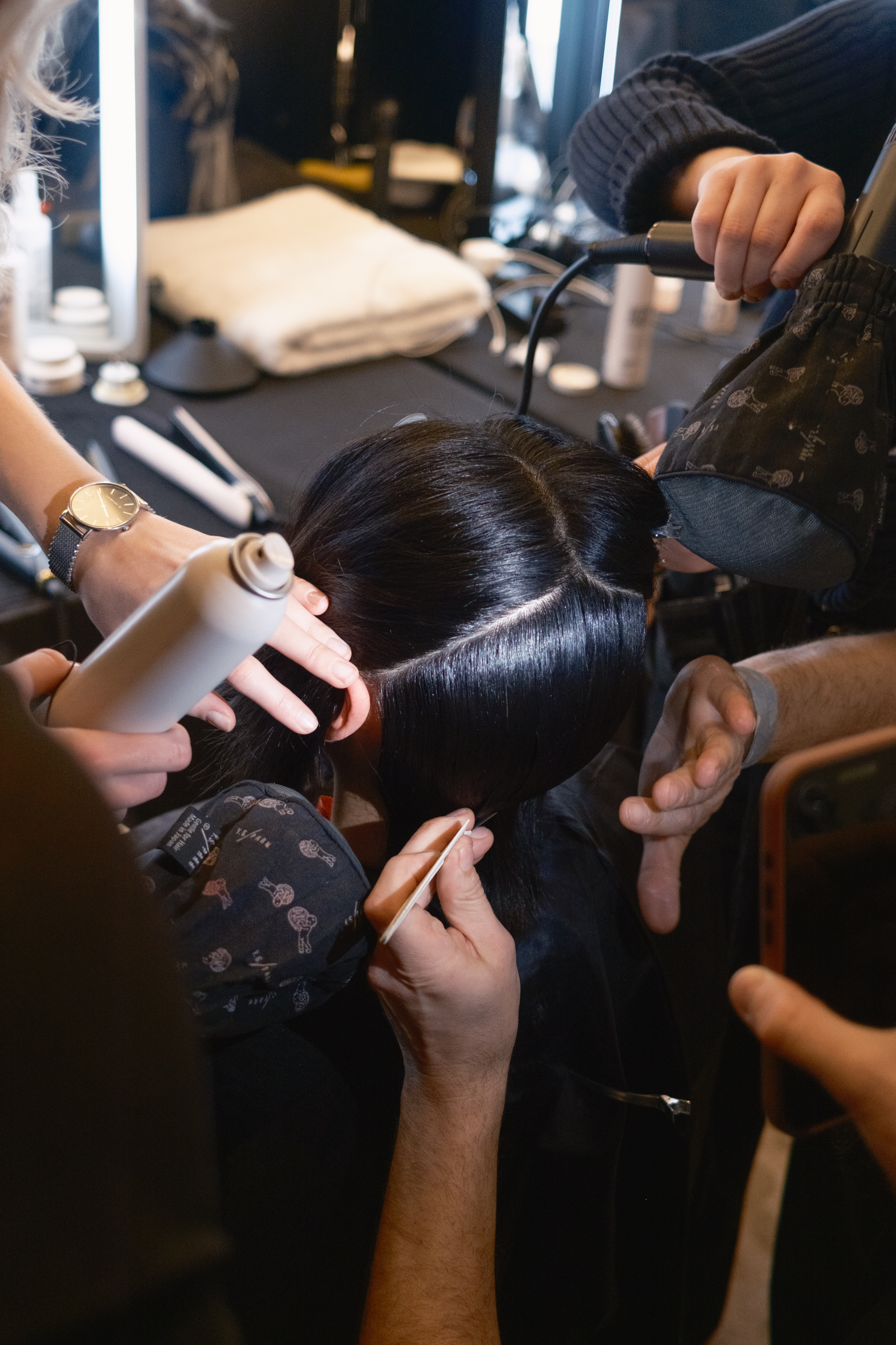 Backstage at Chet Lo