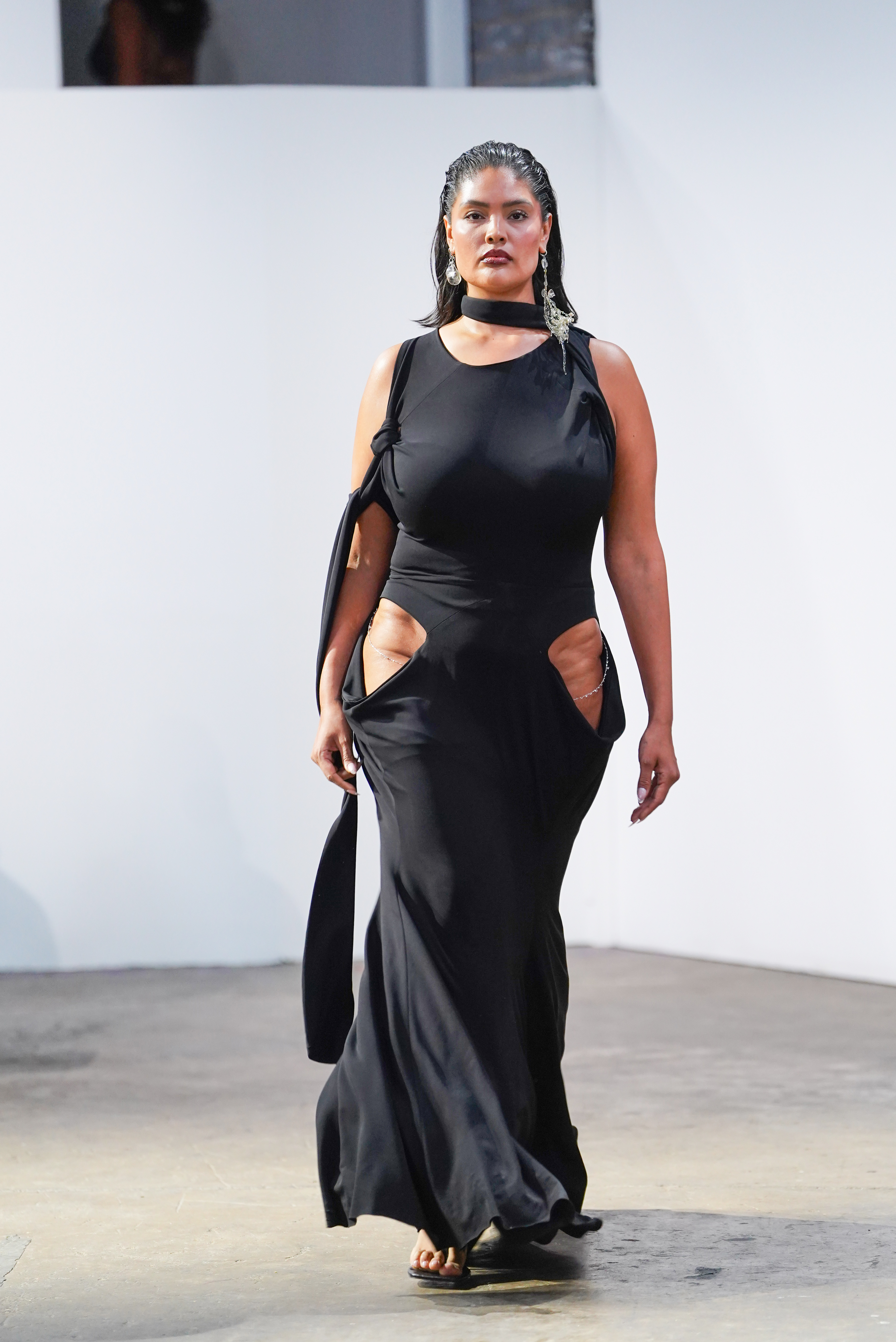 Models on the catwalk at the Karoline Vitto show at 180 Strand London, during London Fashion Week. Picture date: Saturday February 21, 2026.