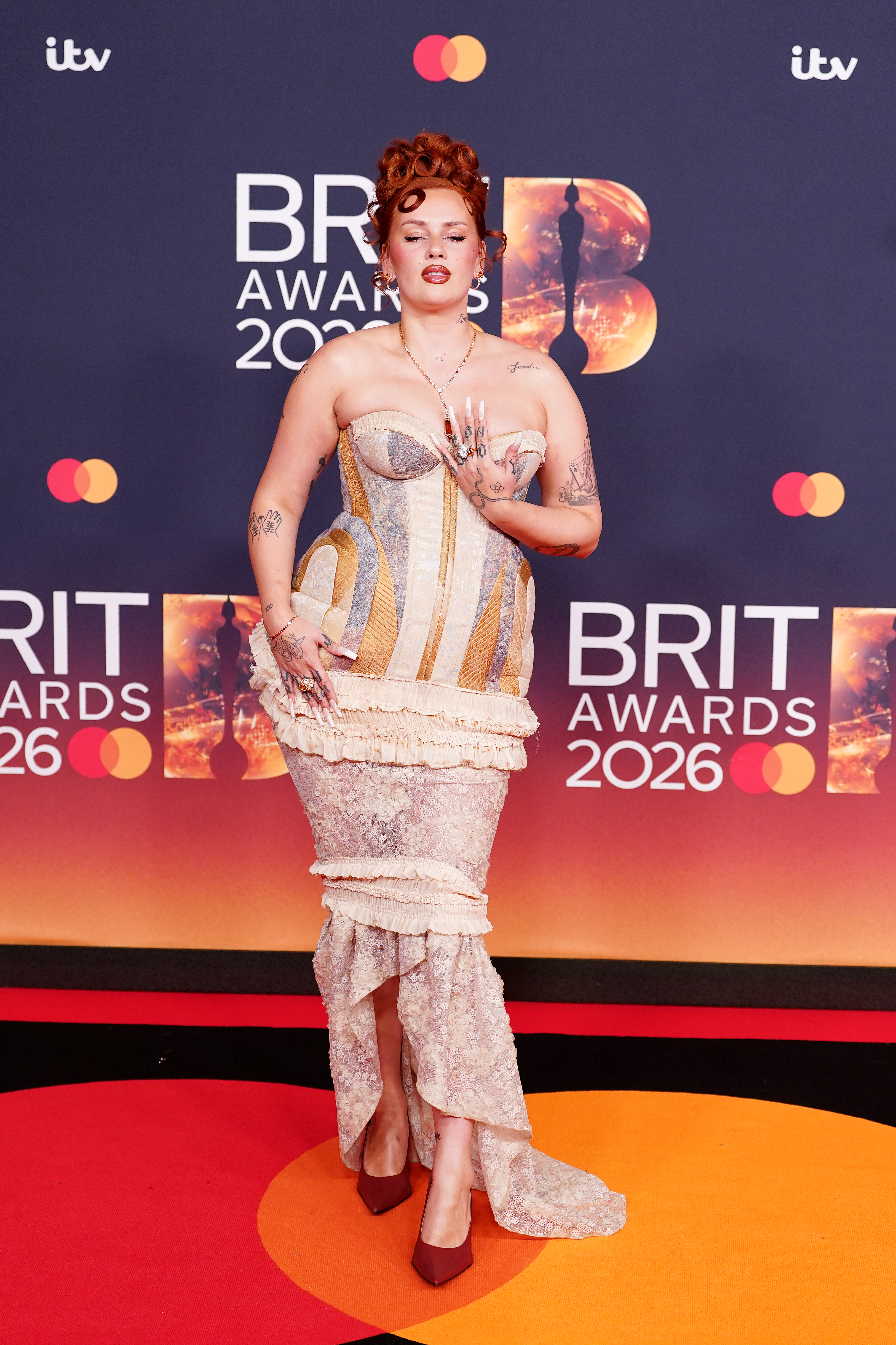 Sasha Keable attending the Brit Awards 2026 at Co-op Live, Manchester. Picture date: Saturday February 28, 2026.