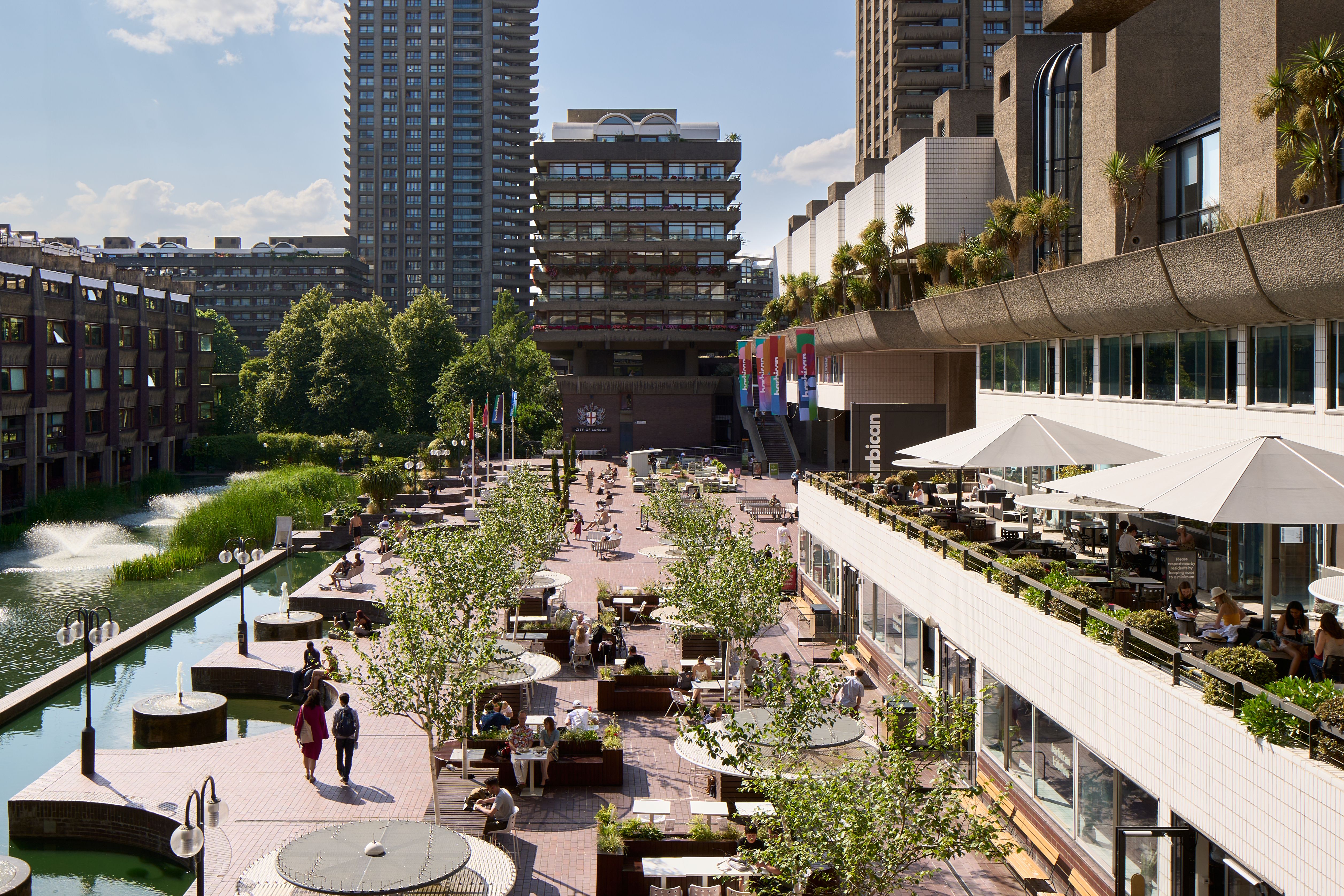 The Barbican Centre's exterior 