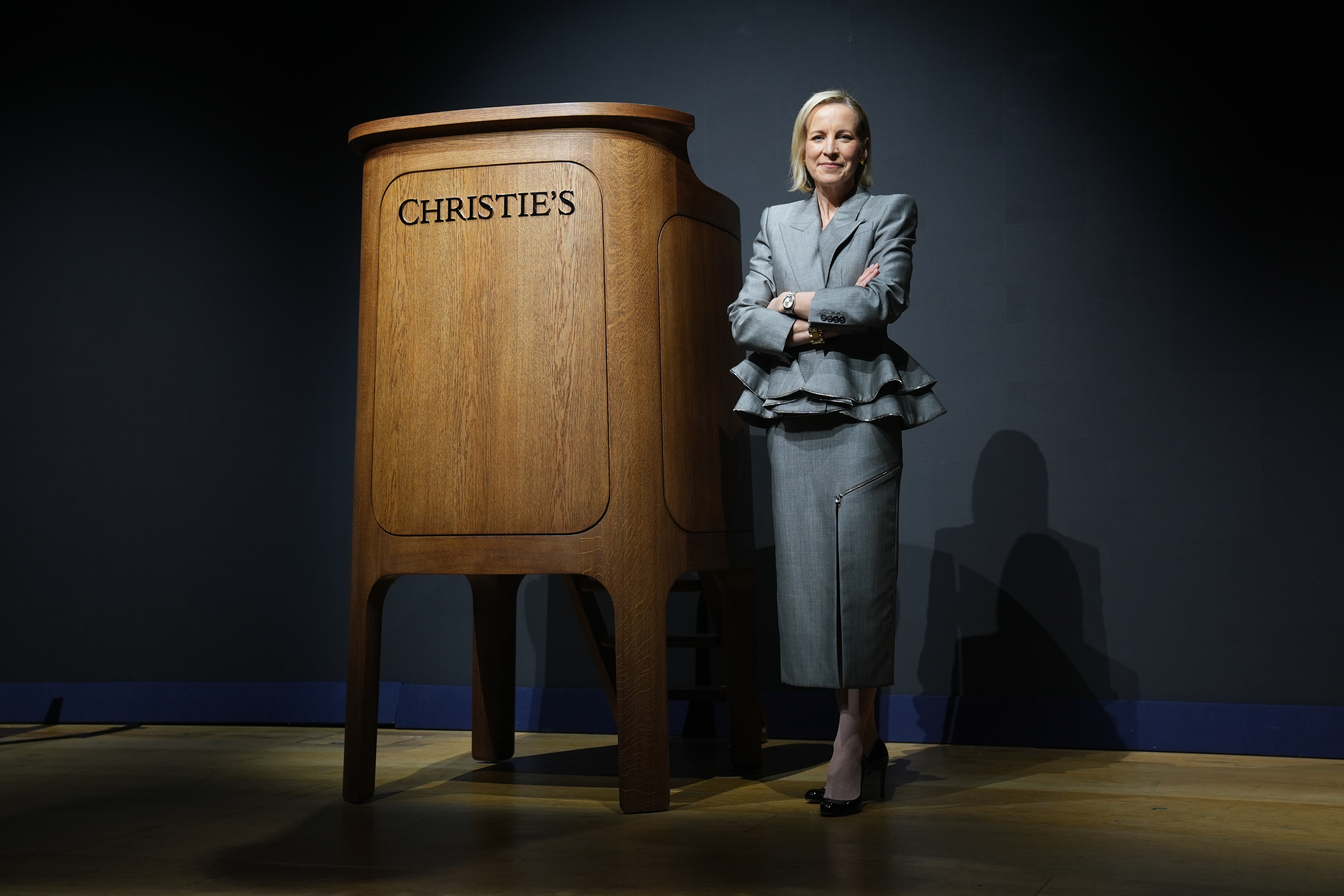 Christie’s chief executive Bonnie Brennan with the new design