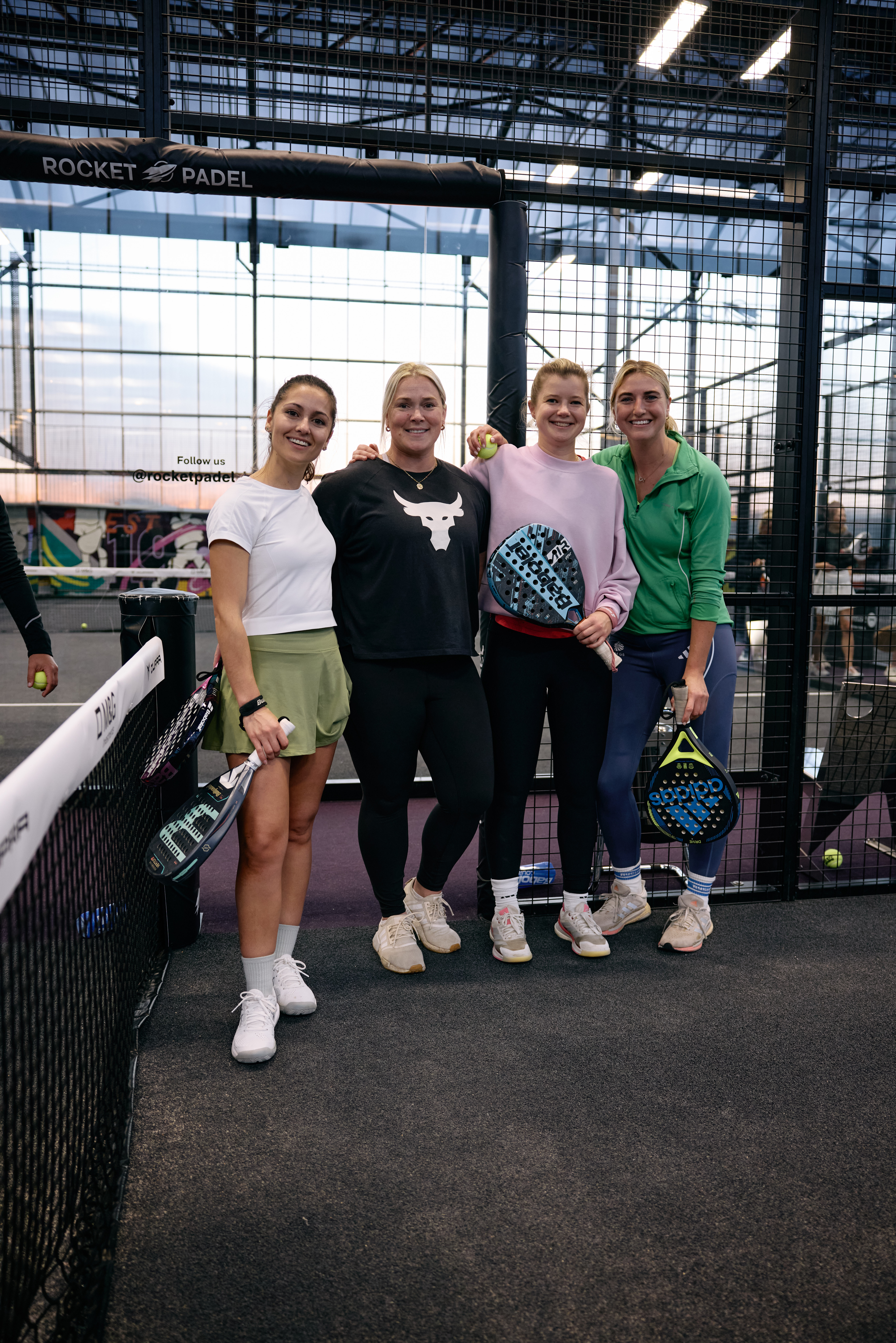 Players at an Empower Padel event