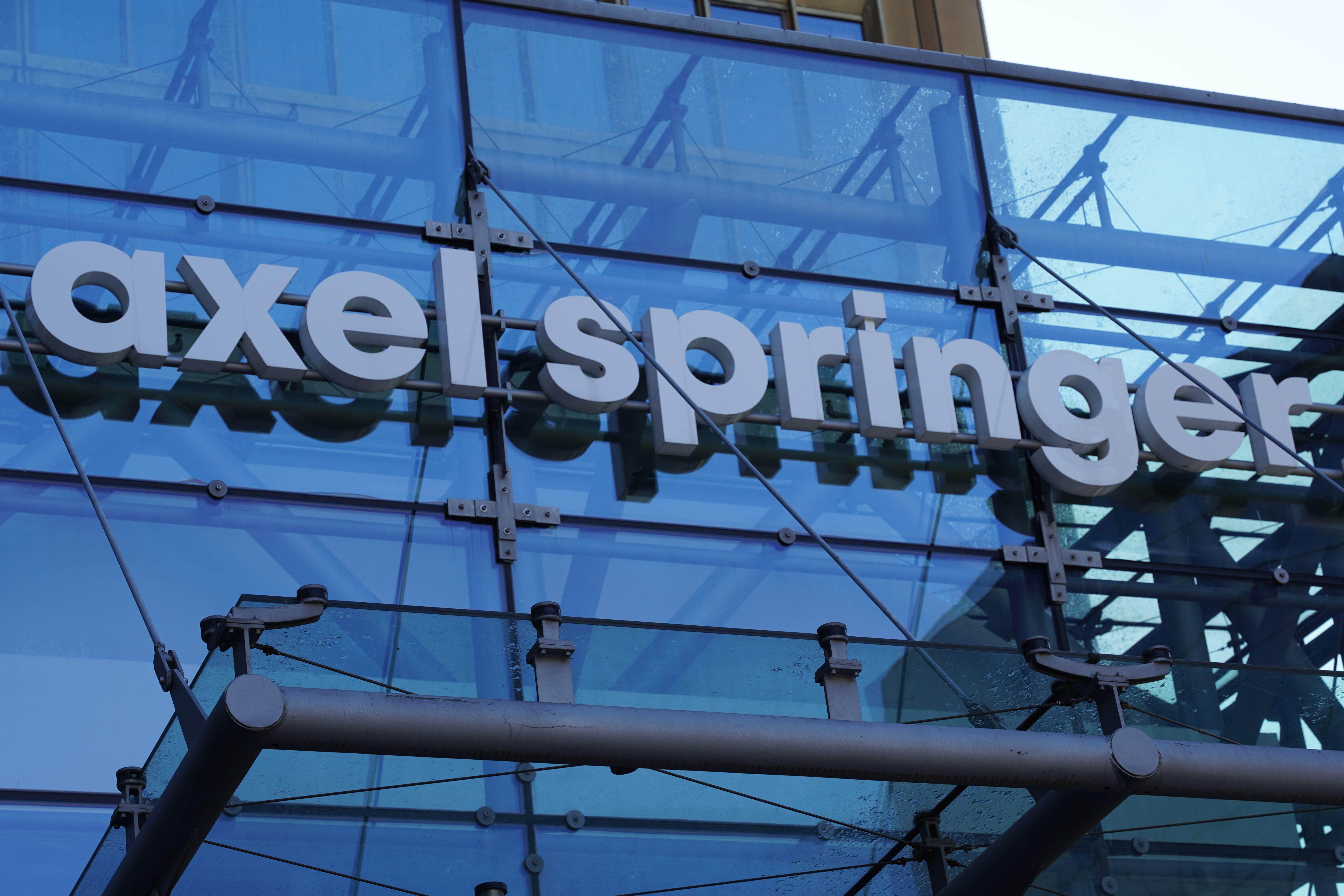 Axel Springer logo on a building
