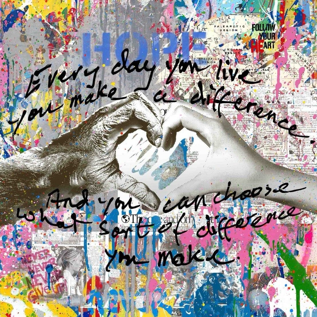 One of the pieces by Mr Brainwash