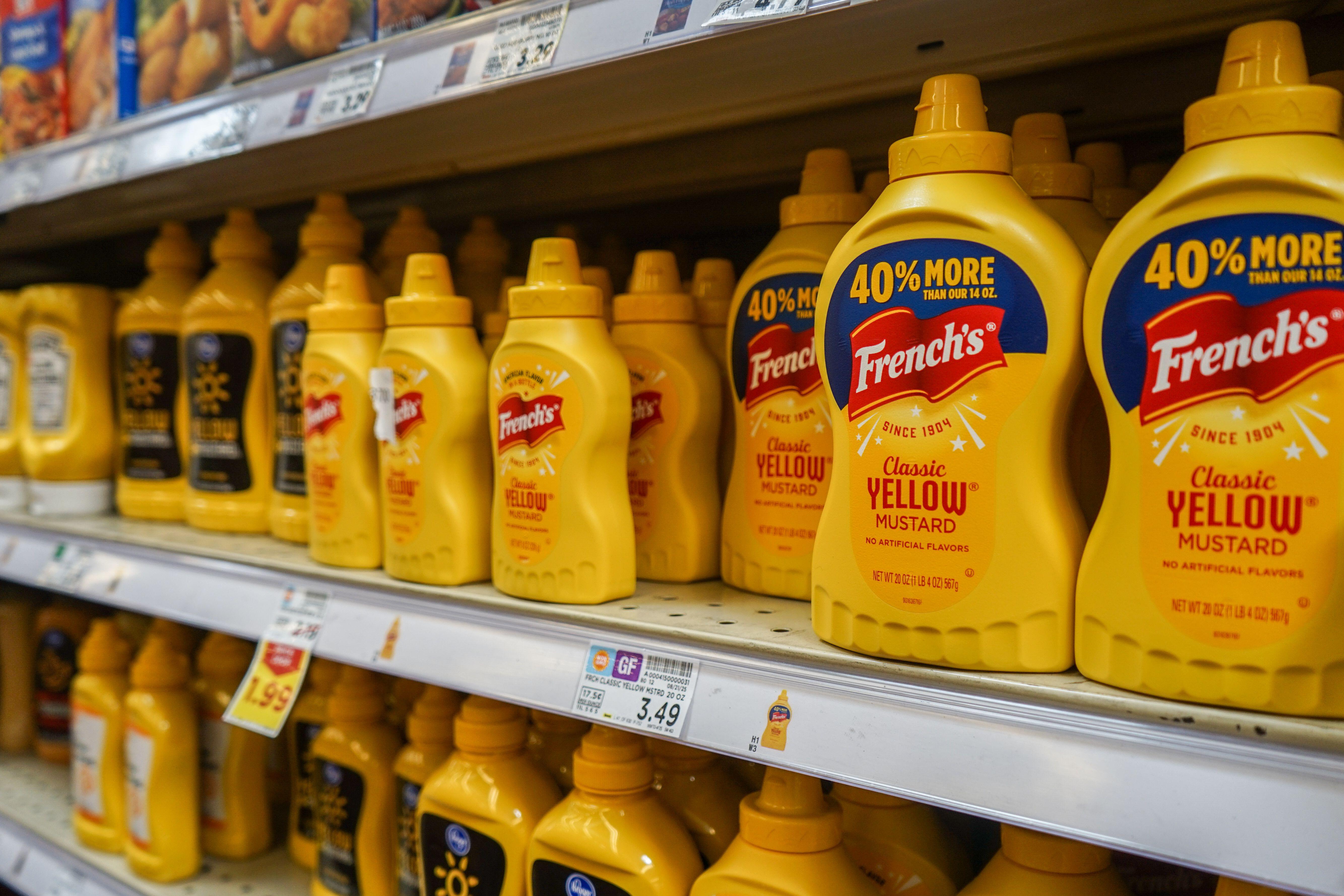 Bottles of French's mustard