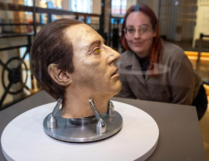 A prop head used in 2002 film Star Trek: Nemesis will be on show