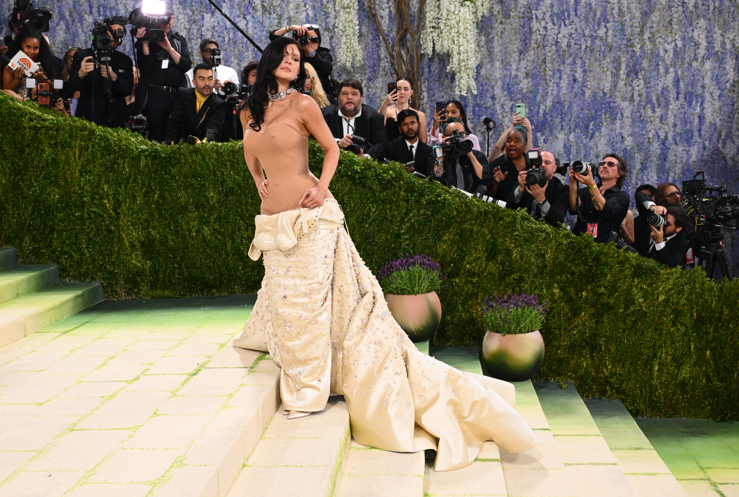 Kylie Jenner attending the Metropolitan Museum of Art Costume Institute Benefit Gala 2026 in New York