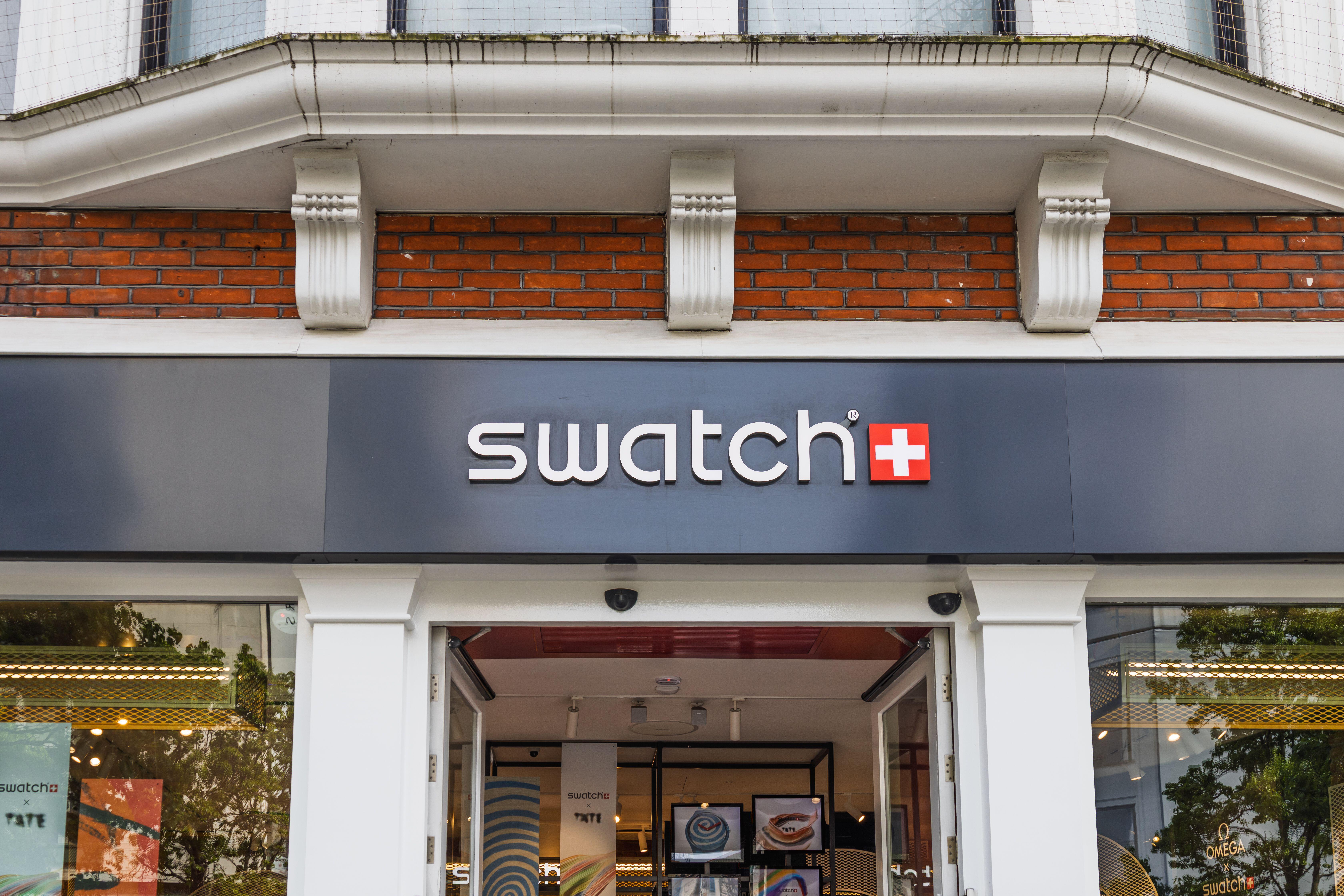 Swatch store sign