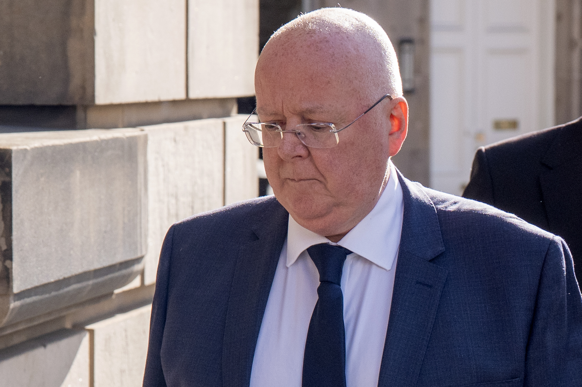 Peter Murrell arrives at court