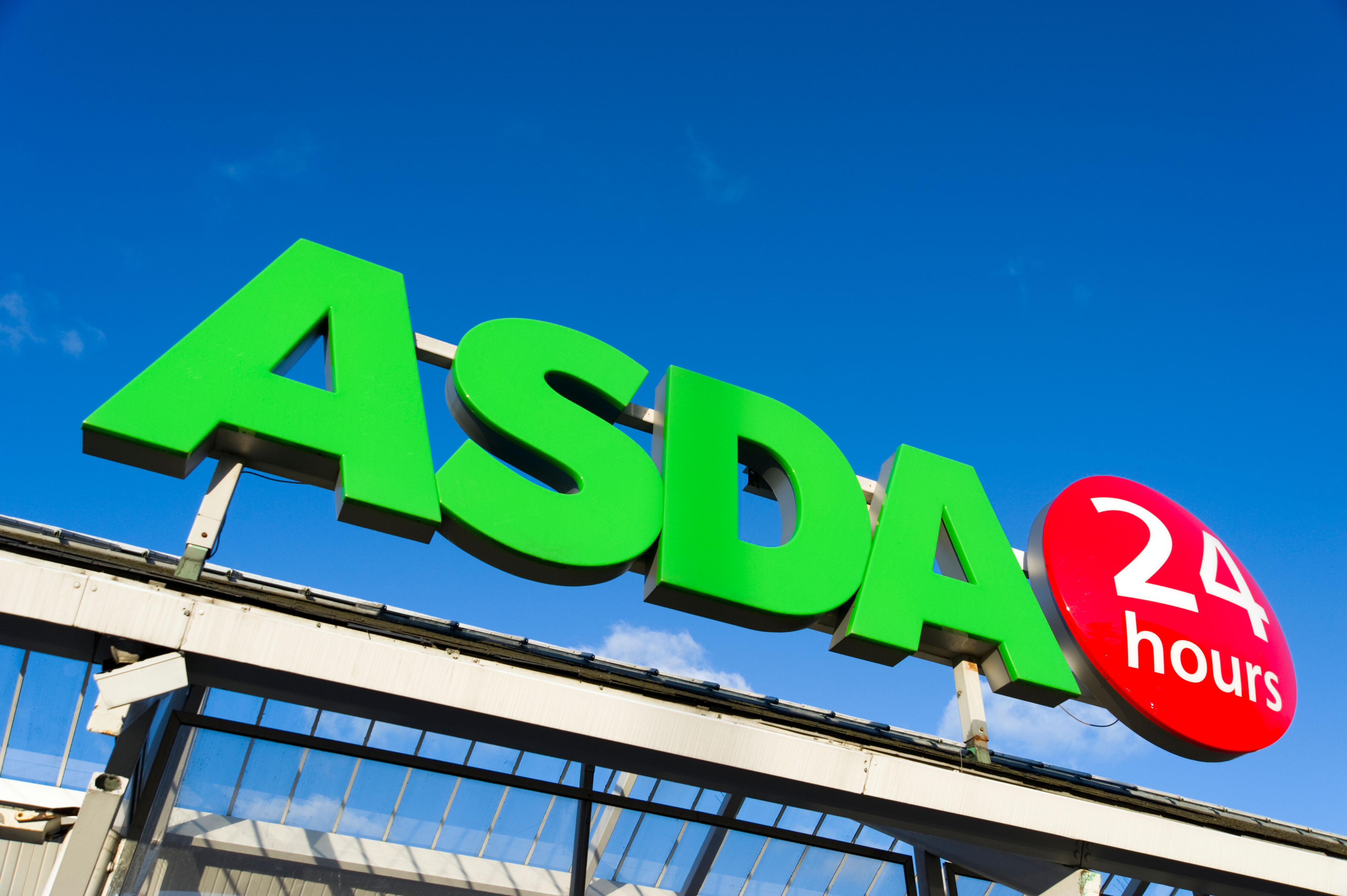 Asda supermarket sign