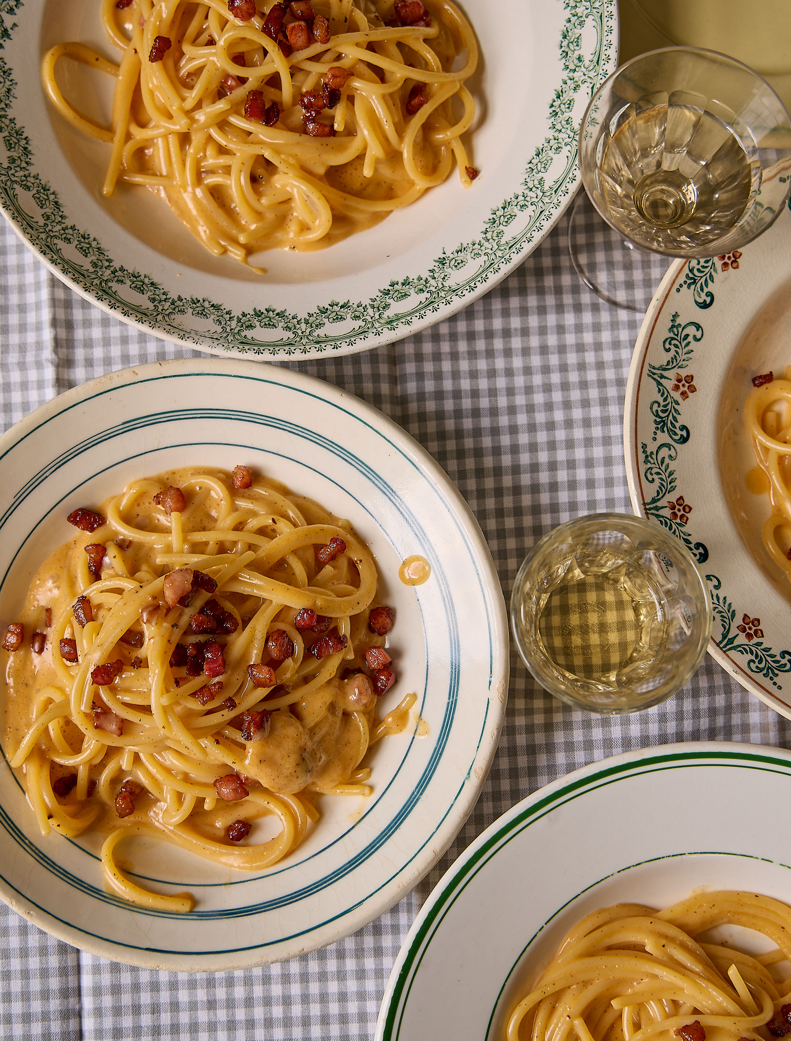 Theo Randall's spaghettoni alla carbonara recipe