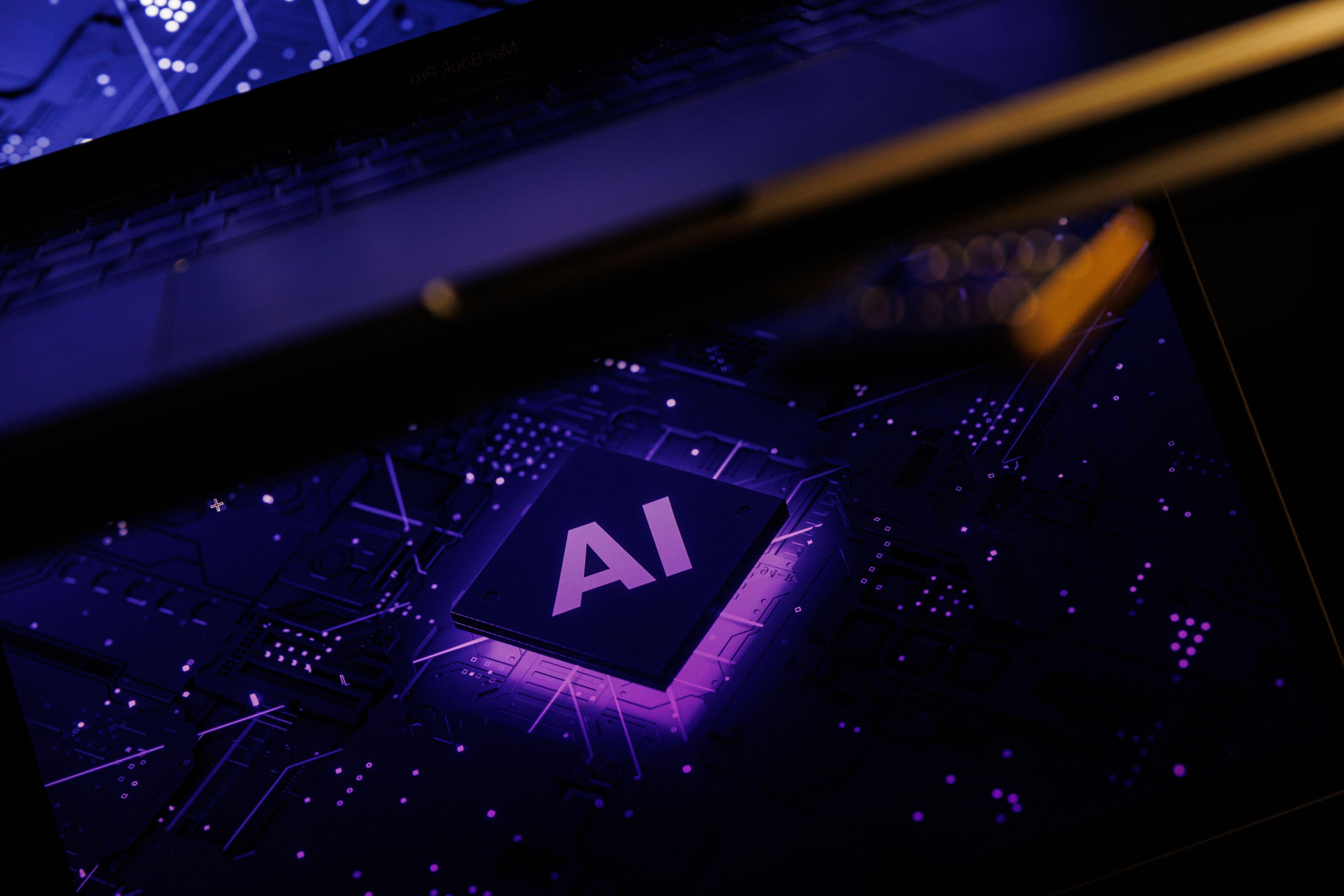 AI on a keyboard button