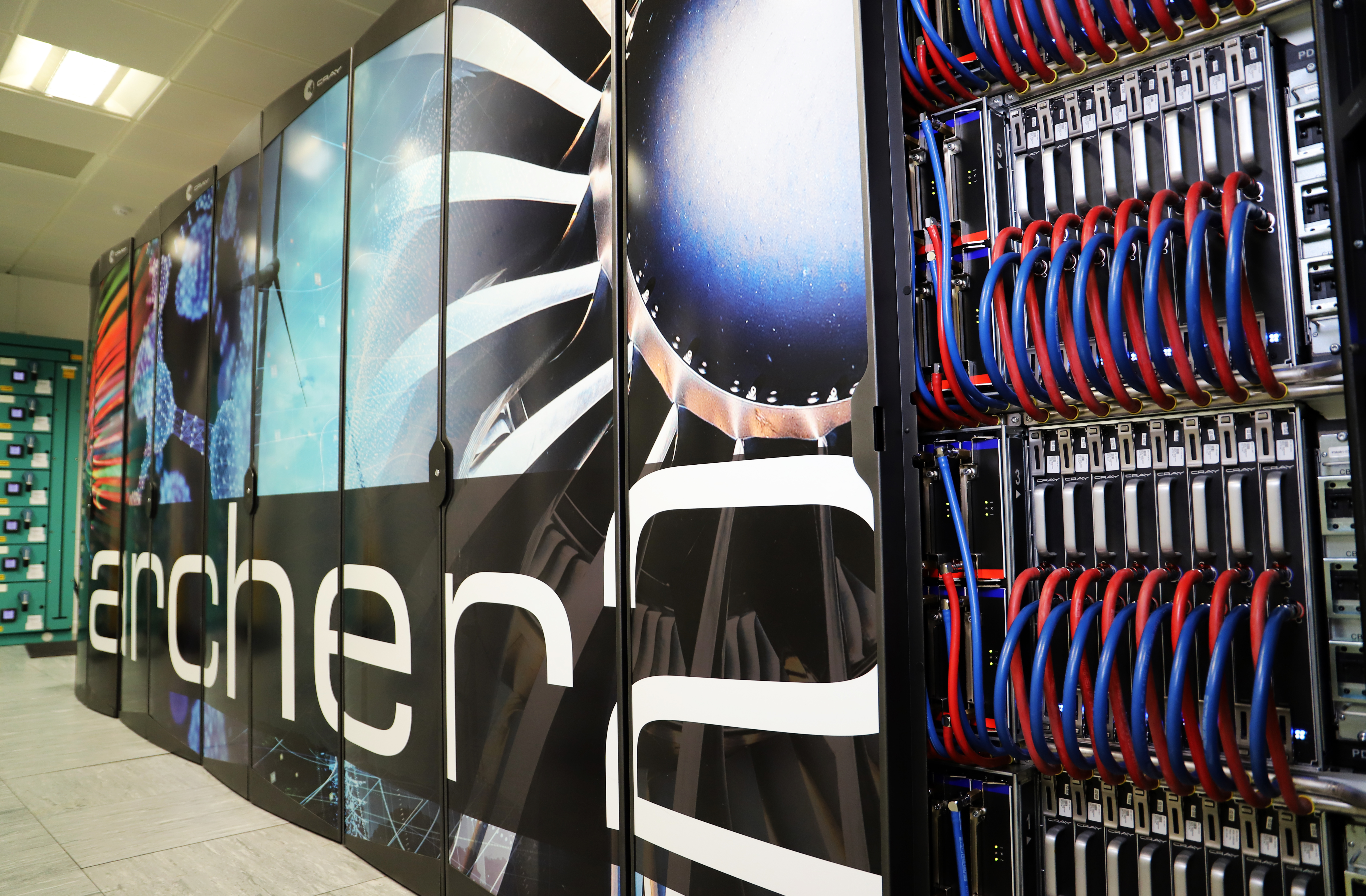 A view of the Archer2 supercomputer