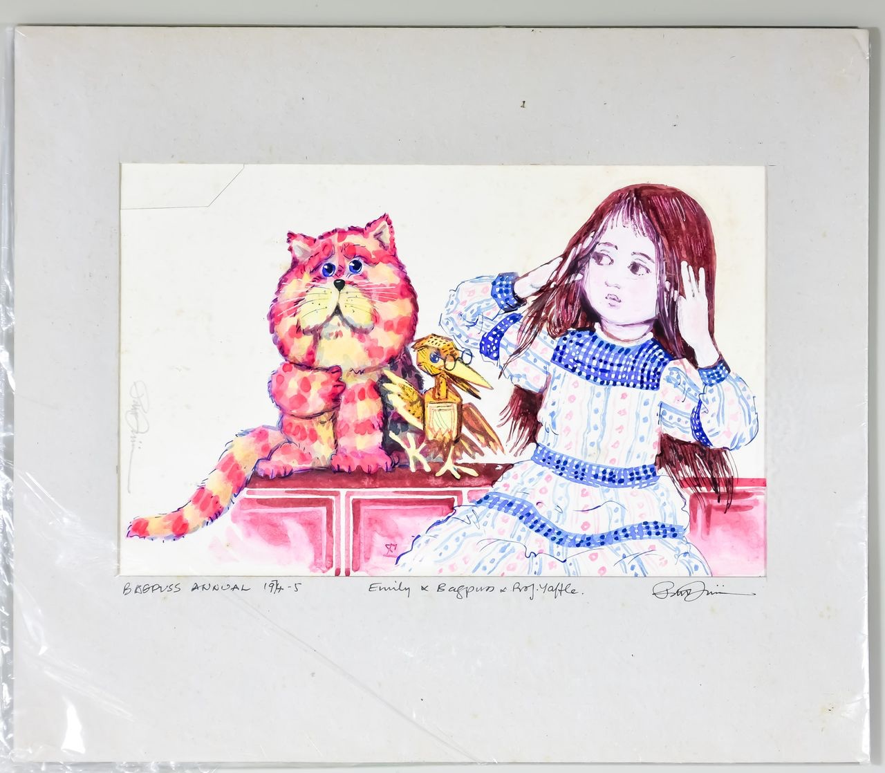 Treasure trove' of 500 artworks by Bagpuss creator Peter Firmin up