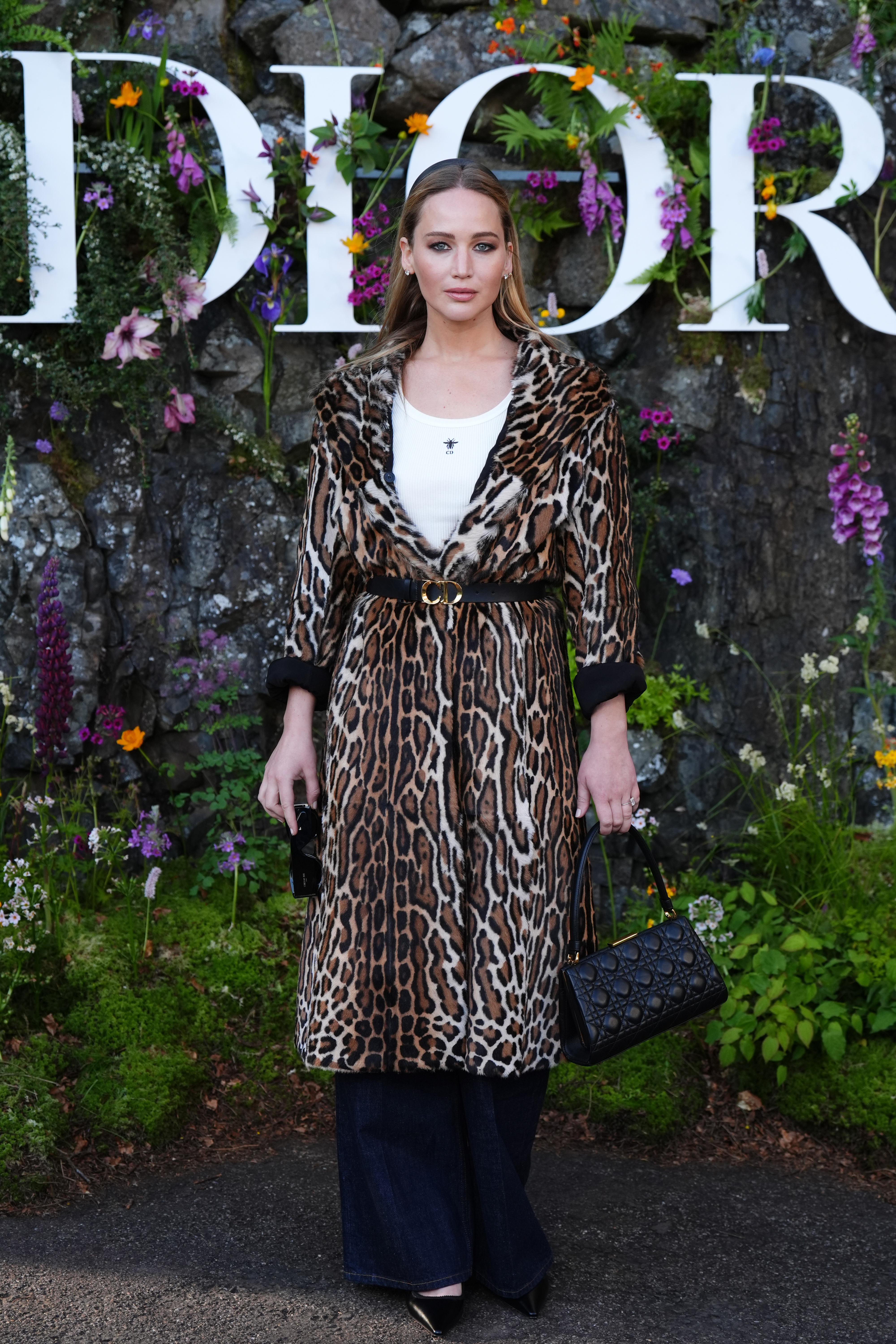 Jennifer Lawrence at the Dior Cruise 2025 show at Drummond Castle in June 2024