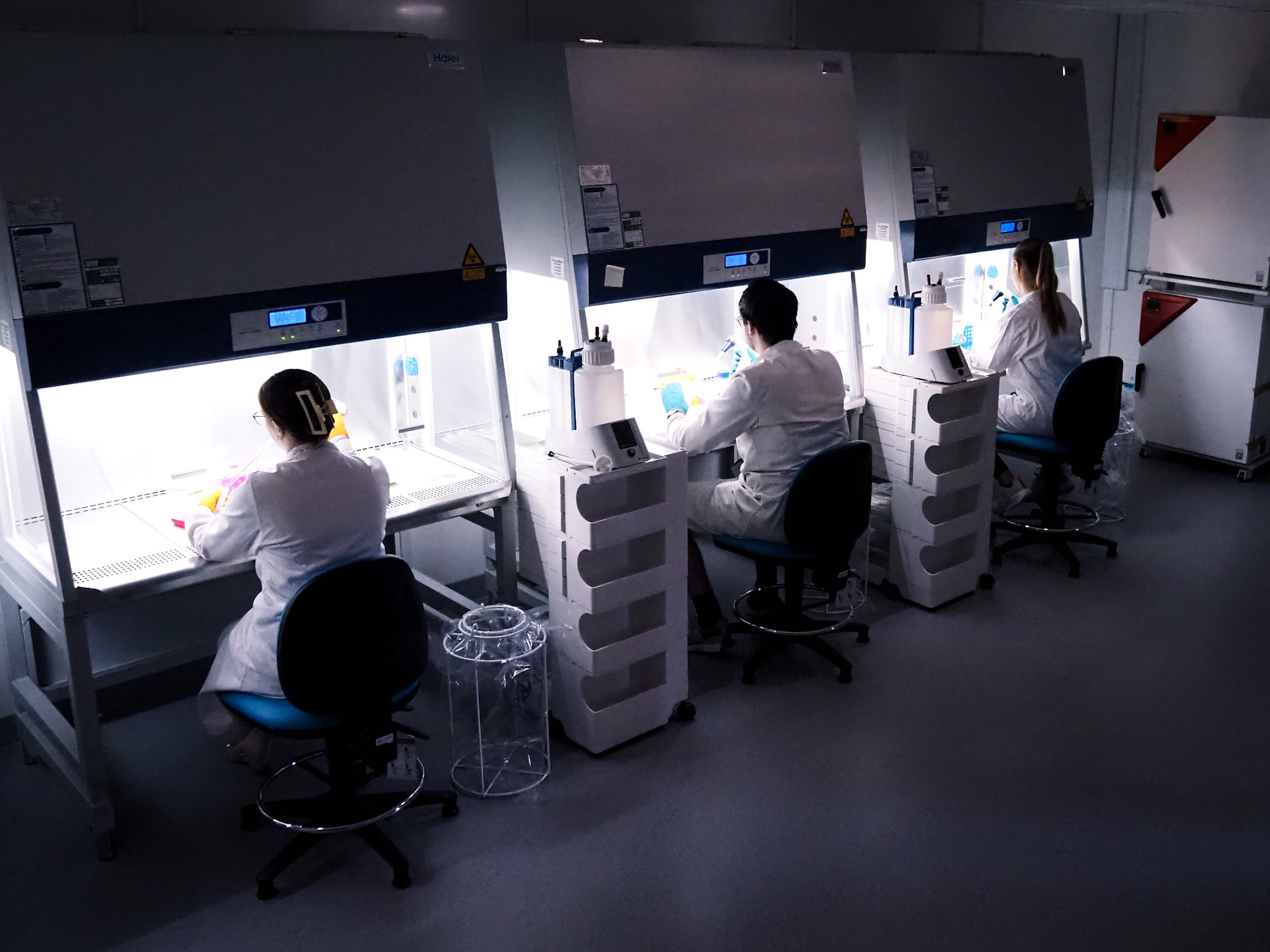 The cancer diagnostics laboratory at the University of Essex. (University of Essex/ PA)