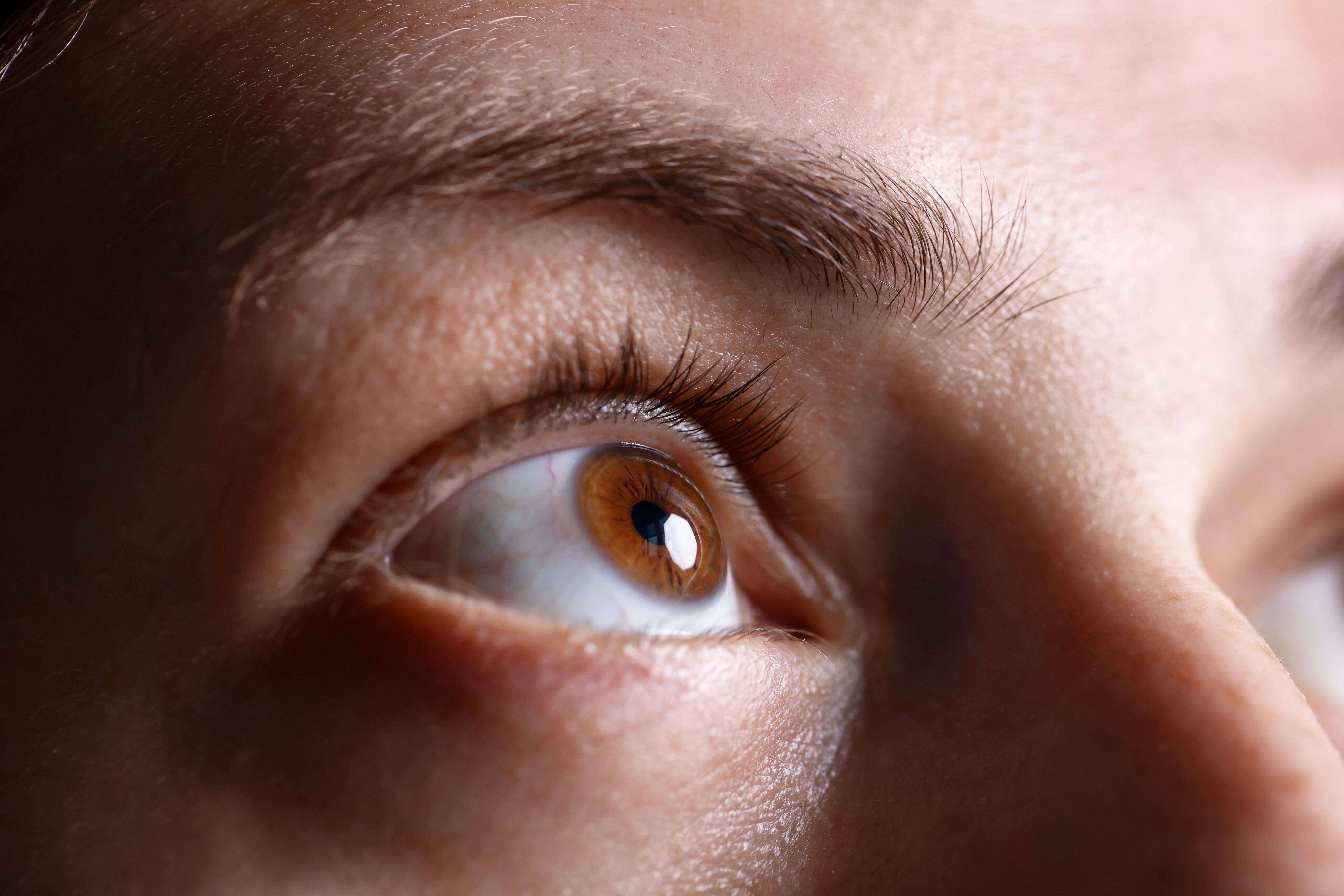 Close up picture of woman's eyes
