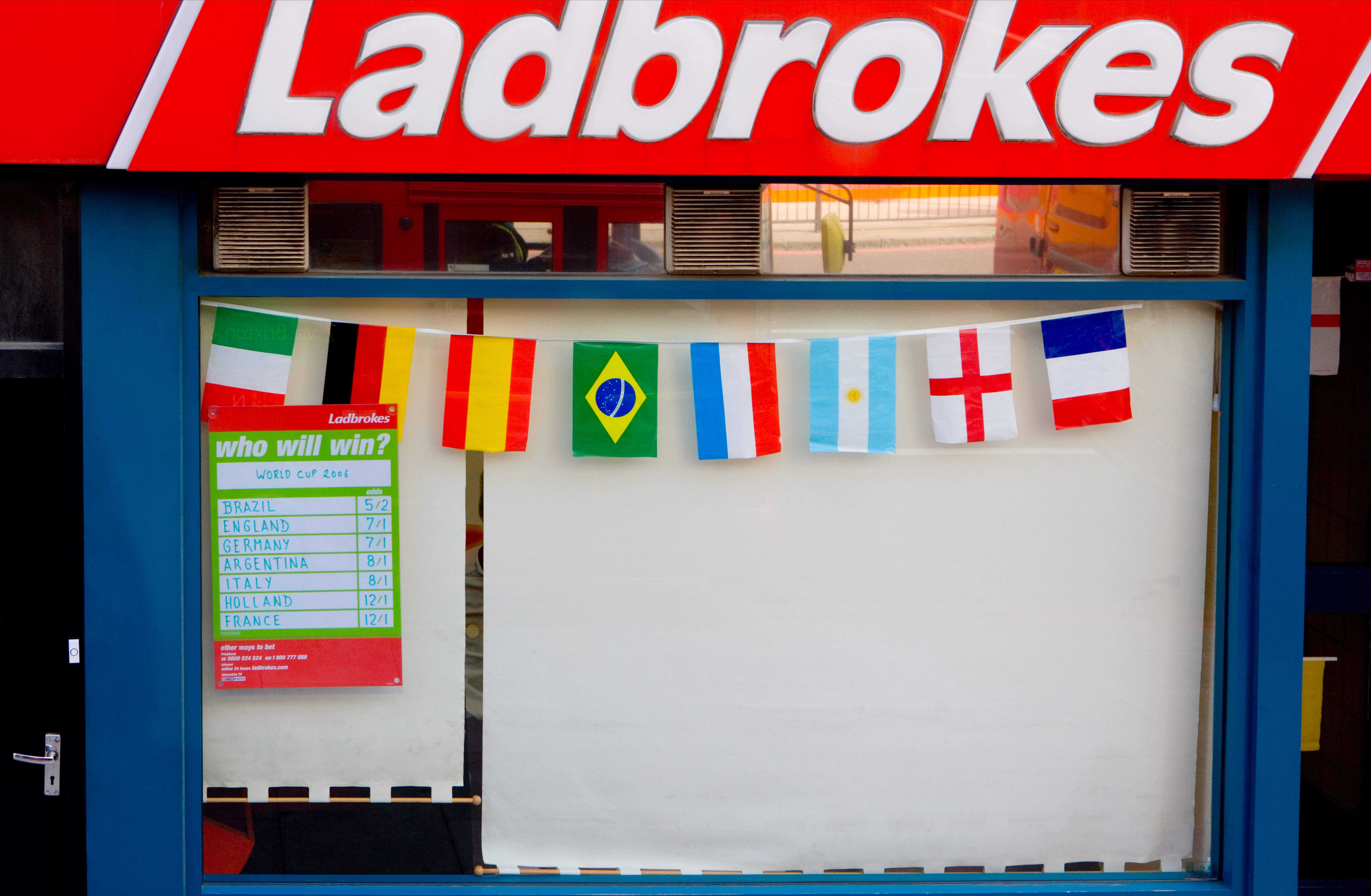 World Cup football promotion at Ladbrokes