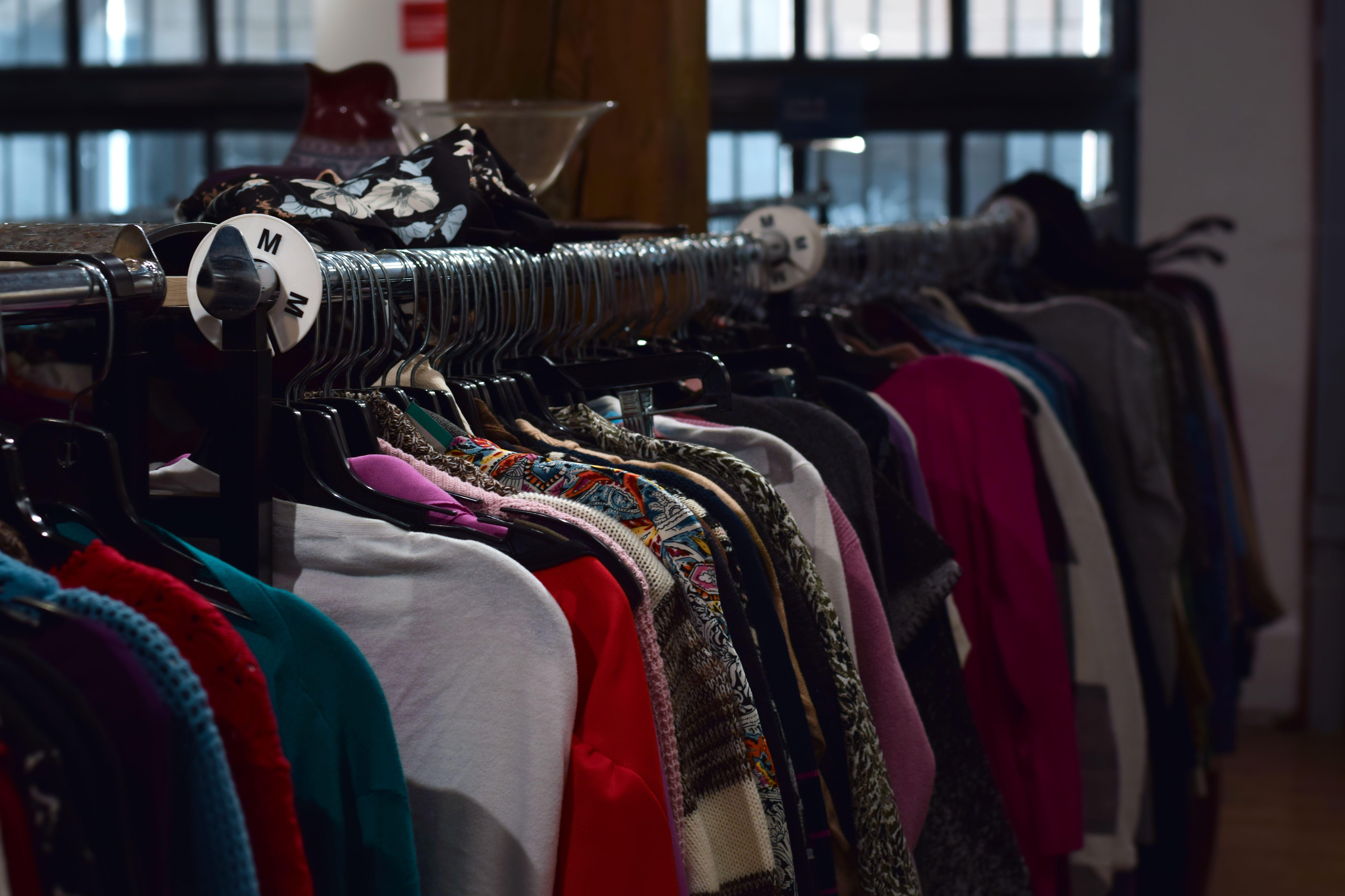A close up of clothes