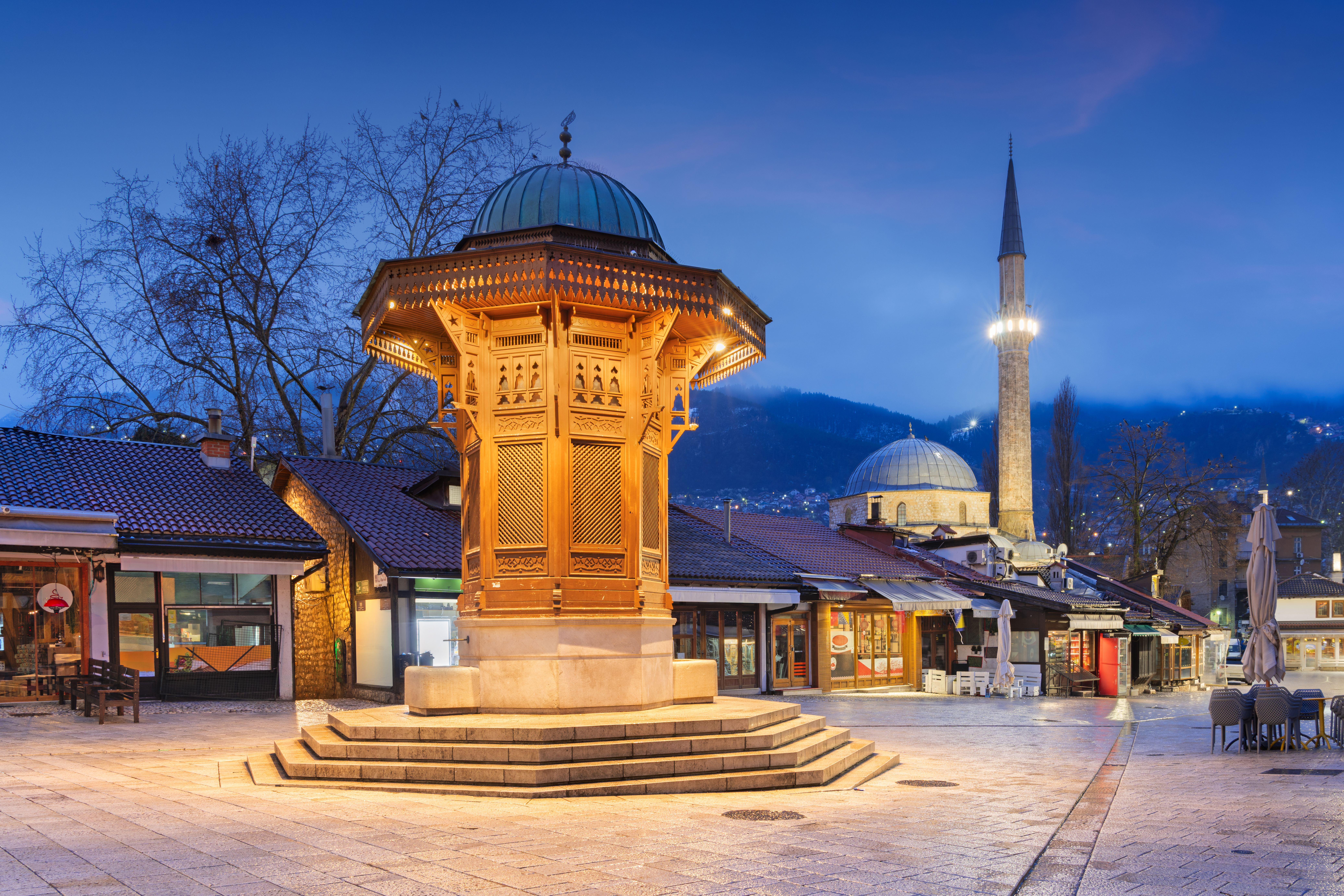 Sebilj Fountain in Sarajevo