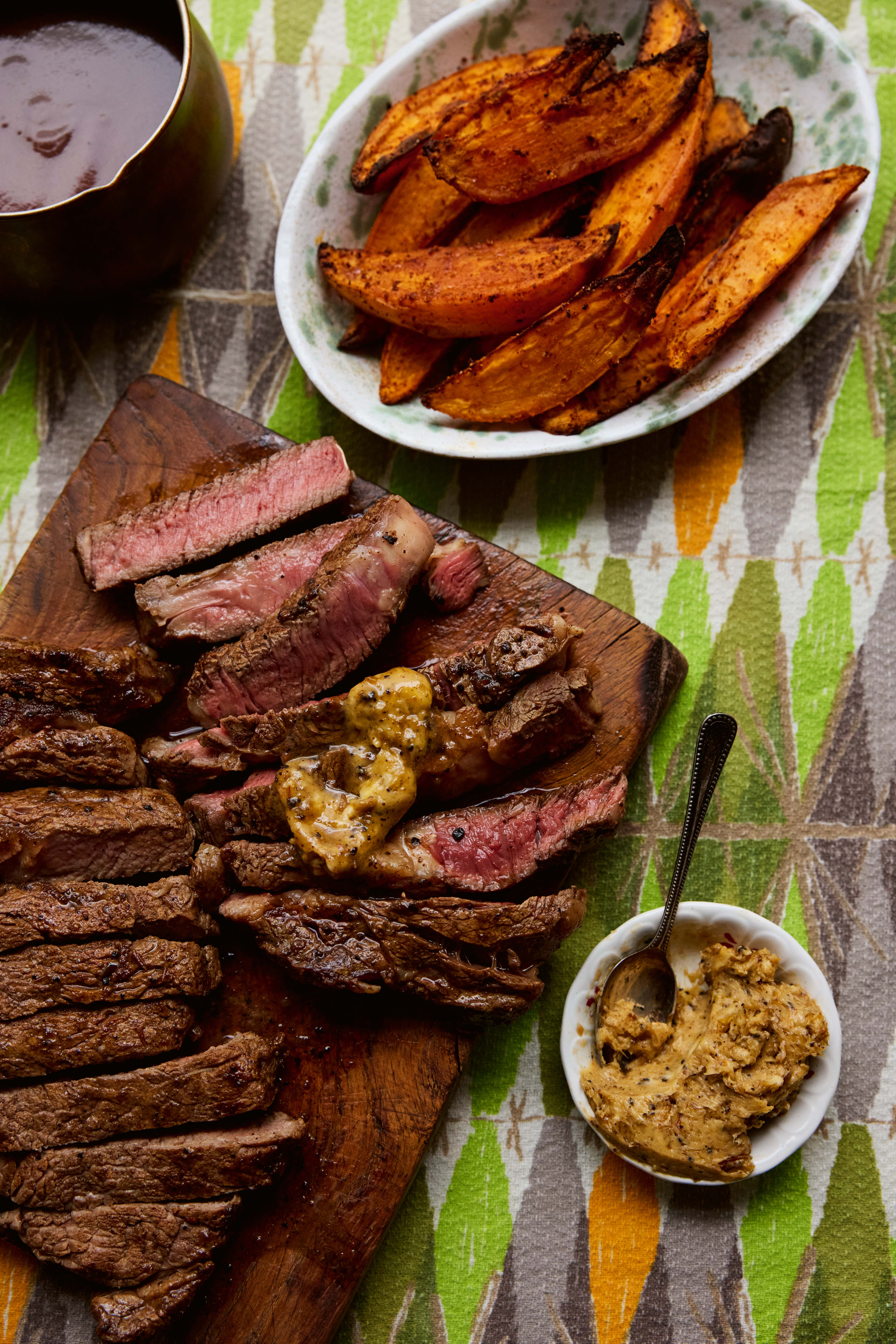 The Jerk Butter Steak and Sweet Potato dish
